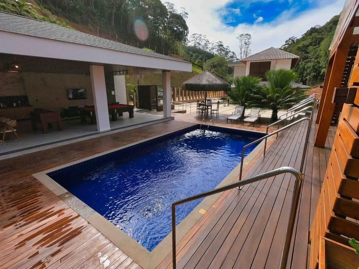 Hot Spring Bath in Sítio Cinco Folhas, recanto com vista pra montanha