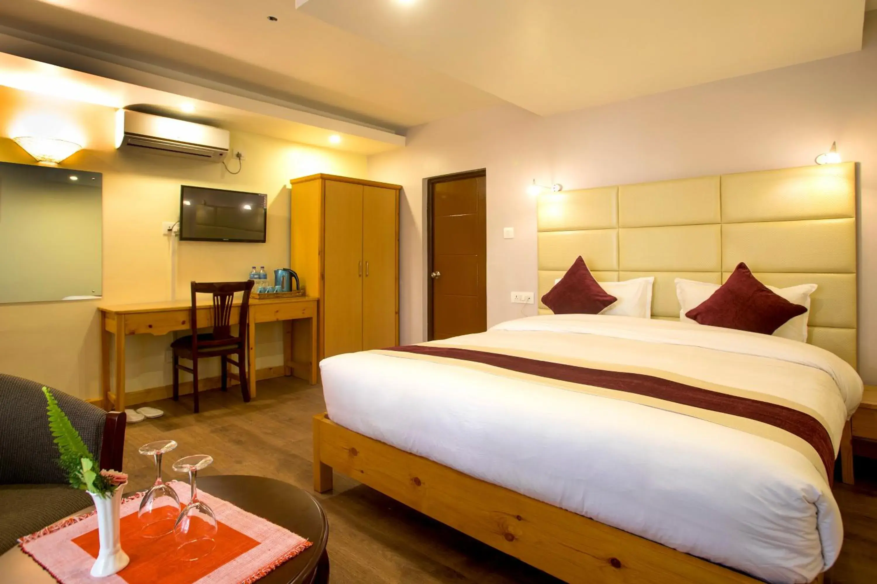 King Room with Garden View - single occupancy - Flexible Checkin Time in Nepal Cottage Resort King Room with Garden View - single occupancy - Flexible Checkin Time in Nepal Cottage Resort