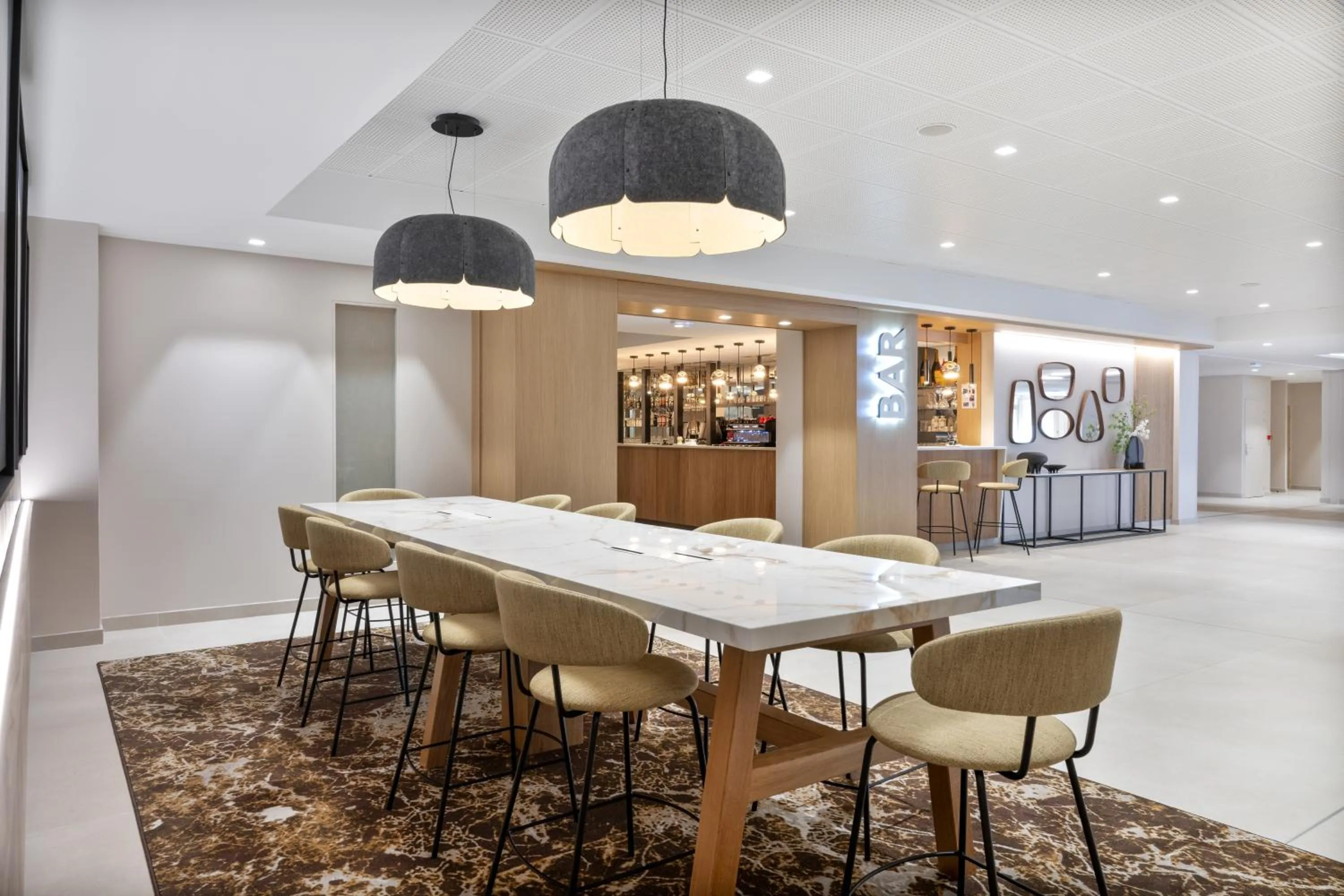 Seating area in Hôtel Eliseo