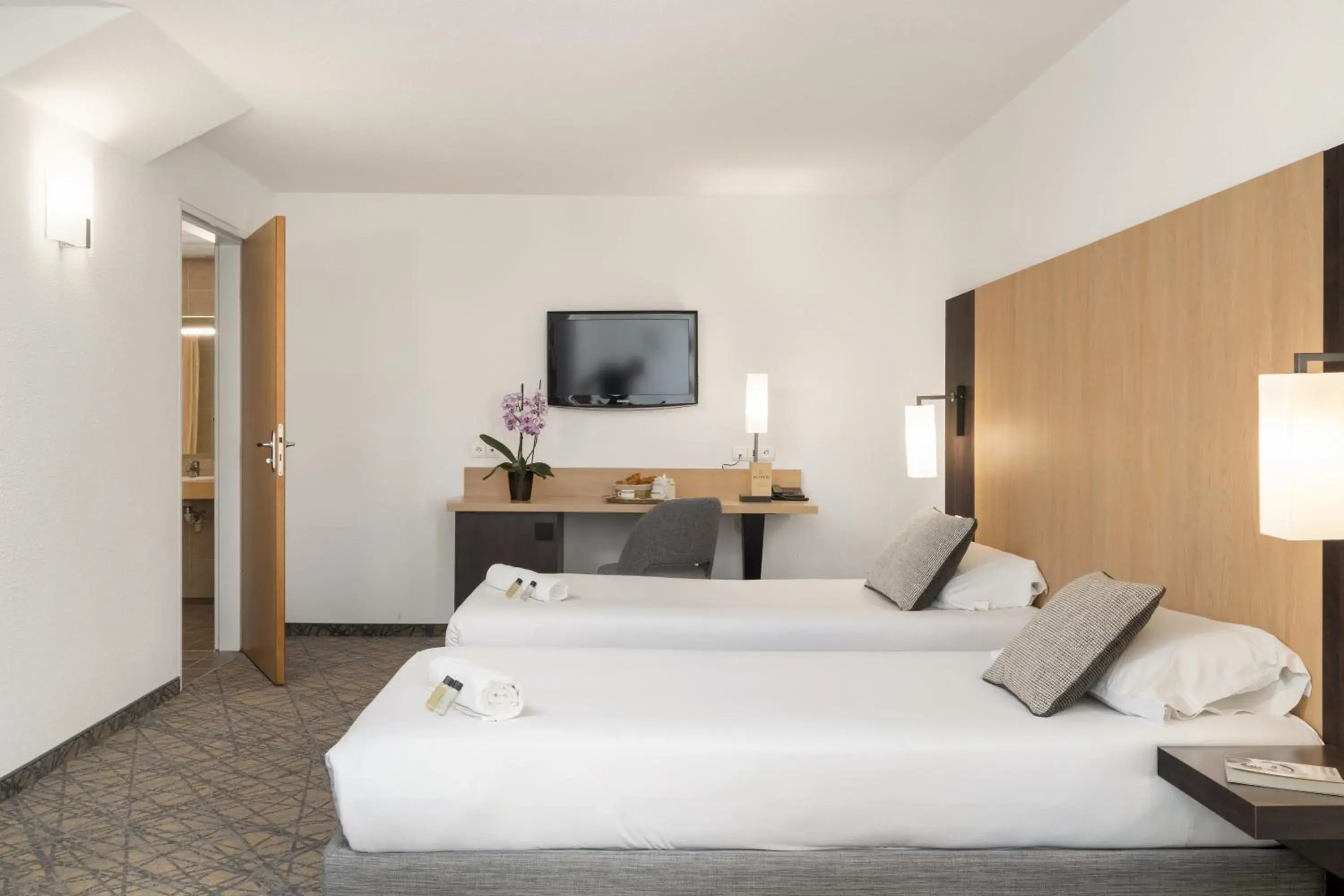 Bedroom, Bed in Hôtel Eliseo Bedroom, Bed in Hôtel Eliseo