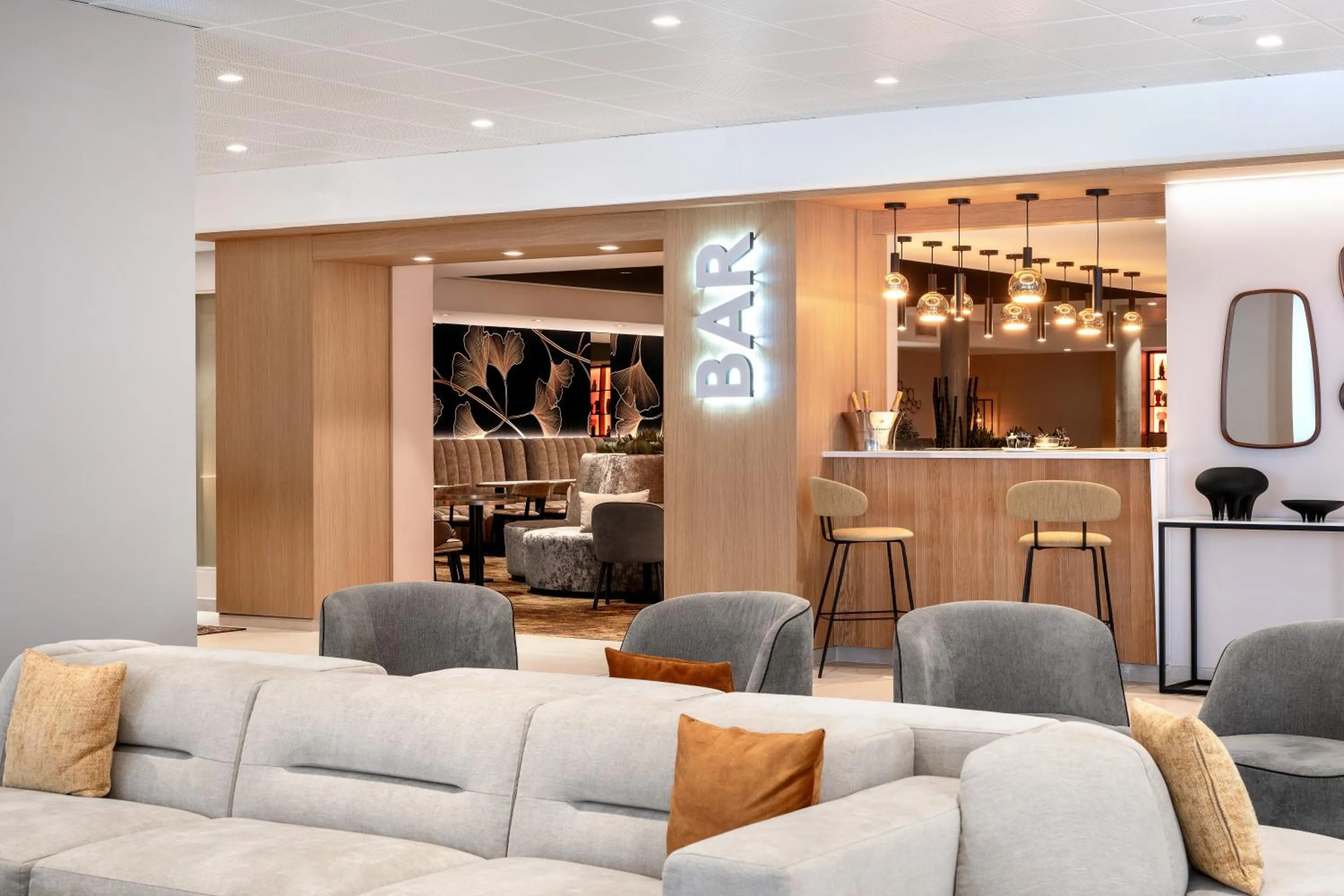 Lounge or bar in Hôtel Eliseo