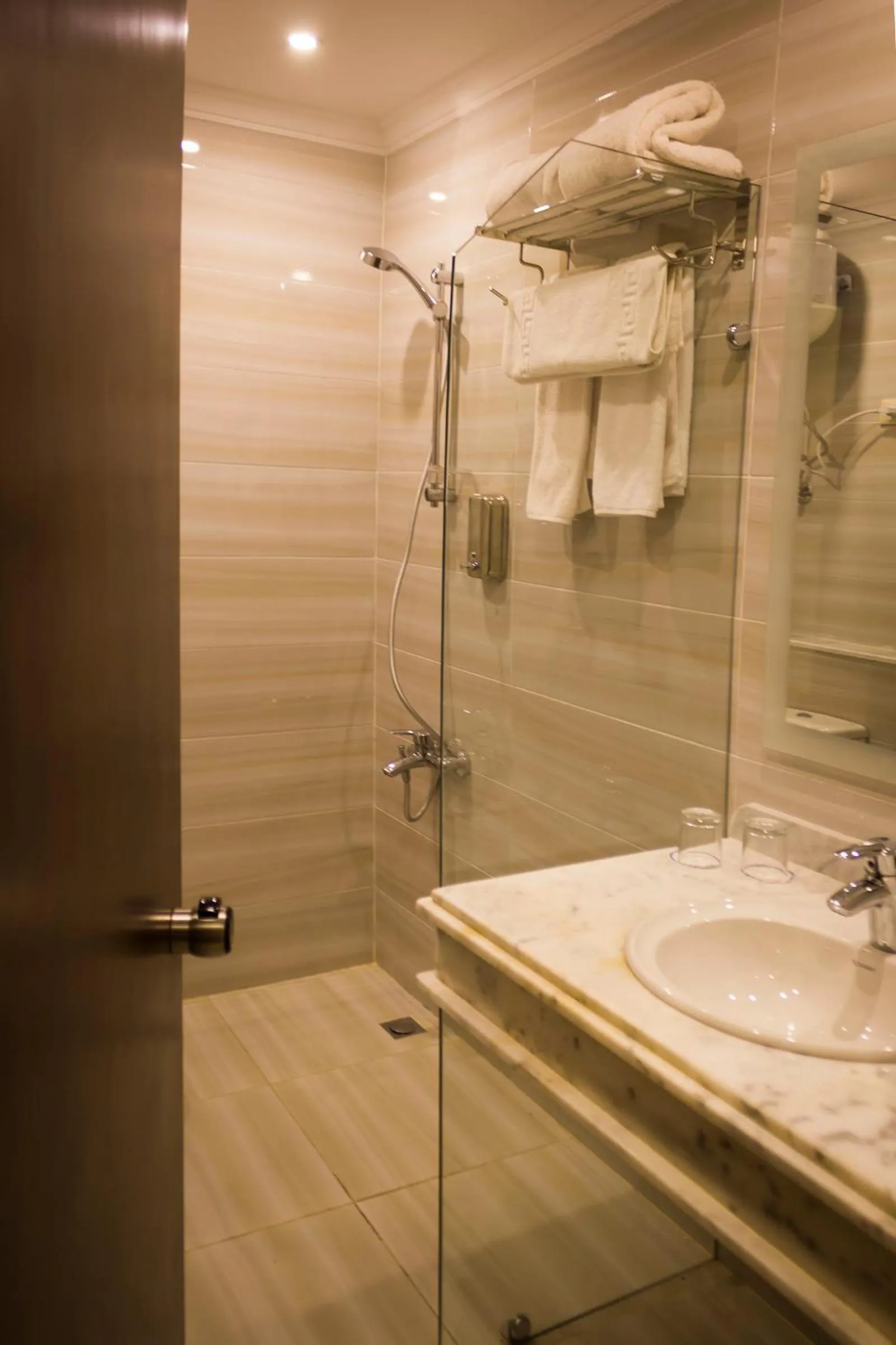 Shower in Pyramids Valley Boutique Hotel