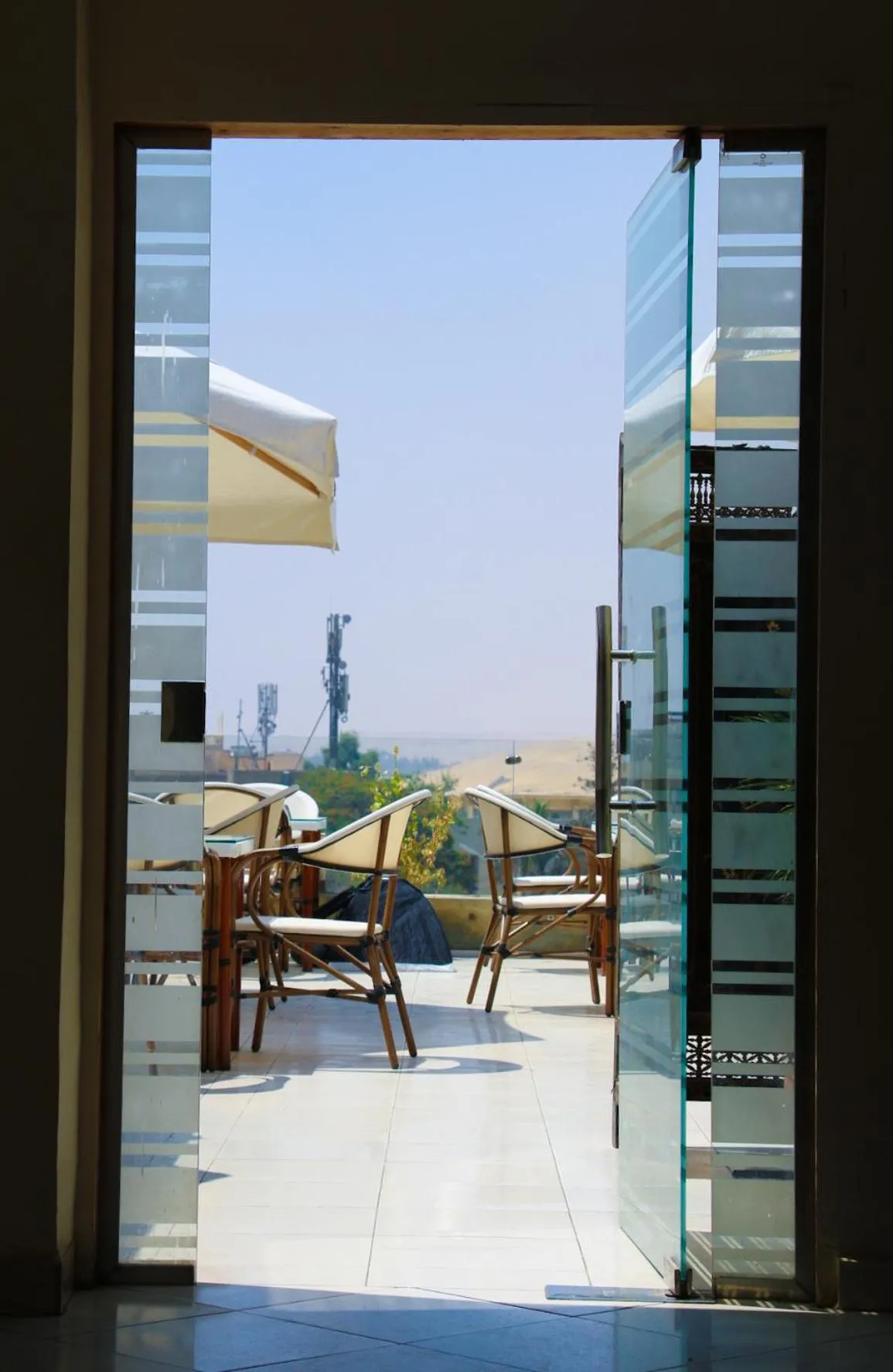 Patio in Pyramids Valley Boutique Hotel