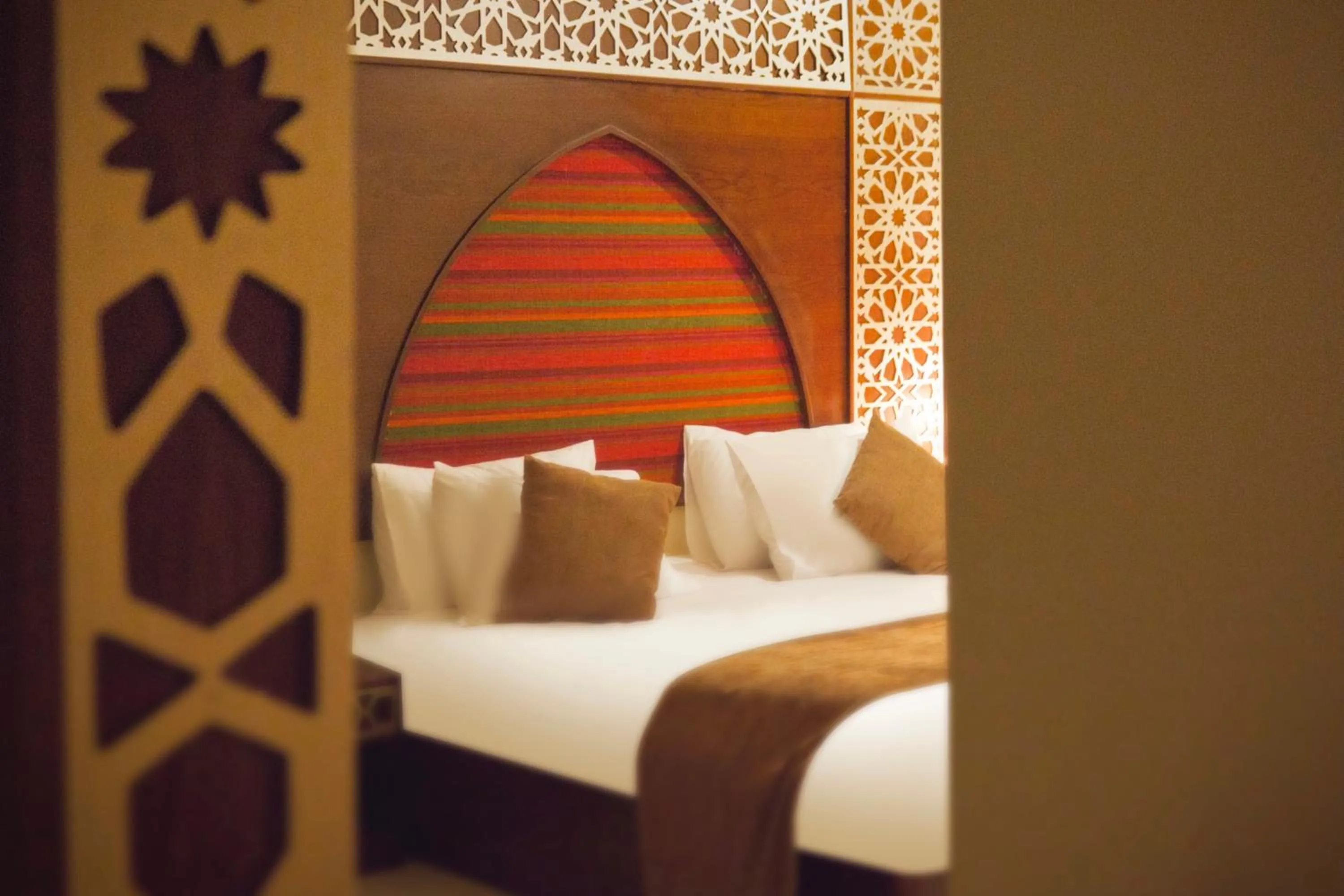 Bed in Pyramids Valley Boutique Hotel