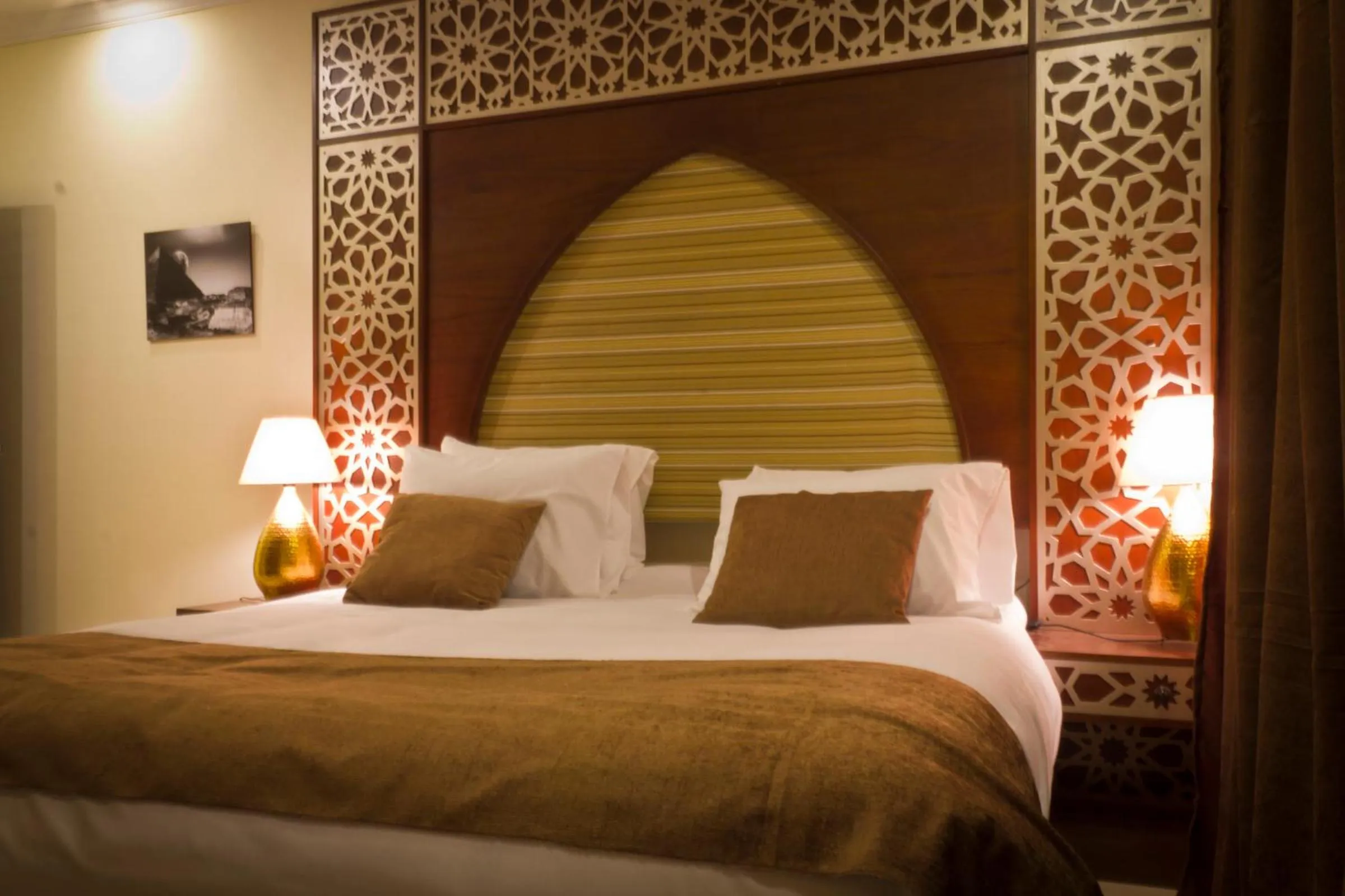 Bed in Pyramids Valley Boutique Hotel