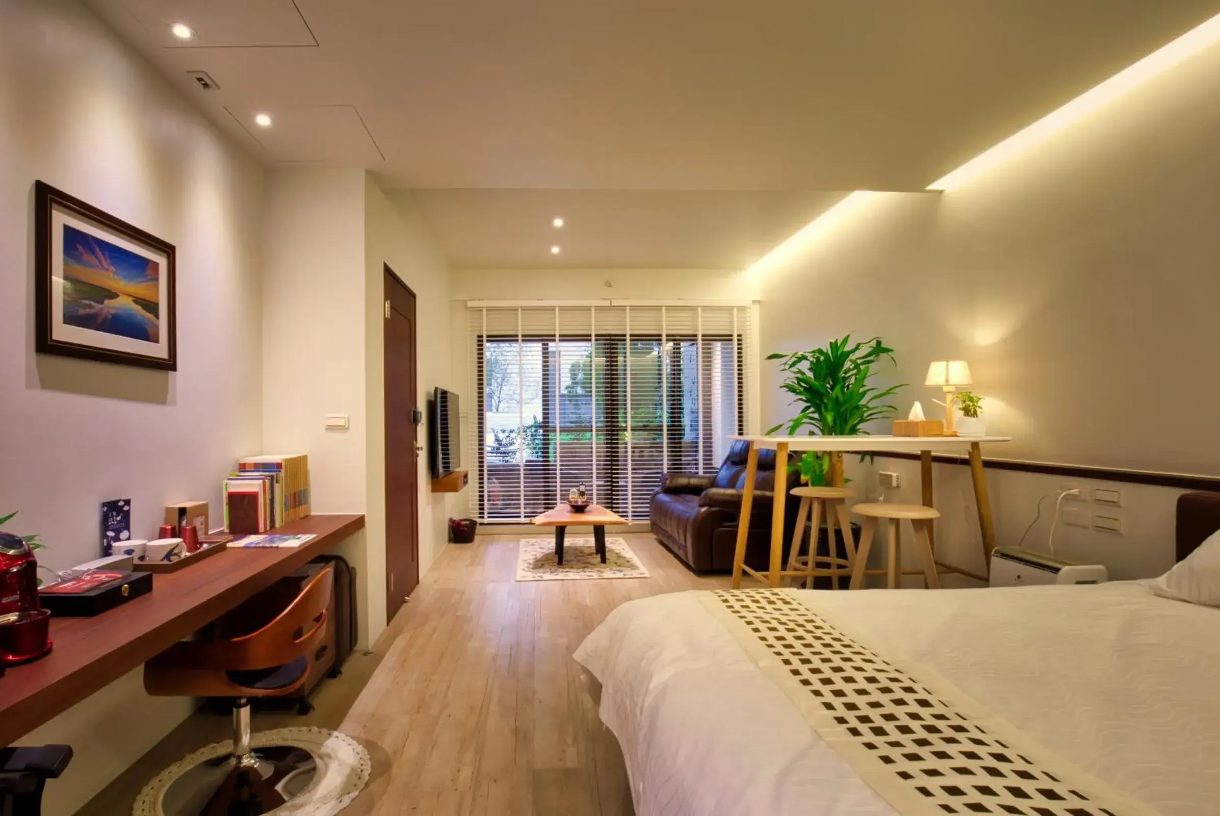 Bed in The Sunbeam Hideaway B&B Bed in The Sunbeam Hideaway B&B