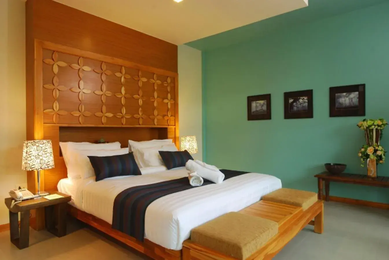 Bed in Nana Resort Kaeng Krachan - SHA Plus Certified