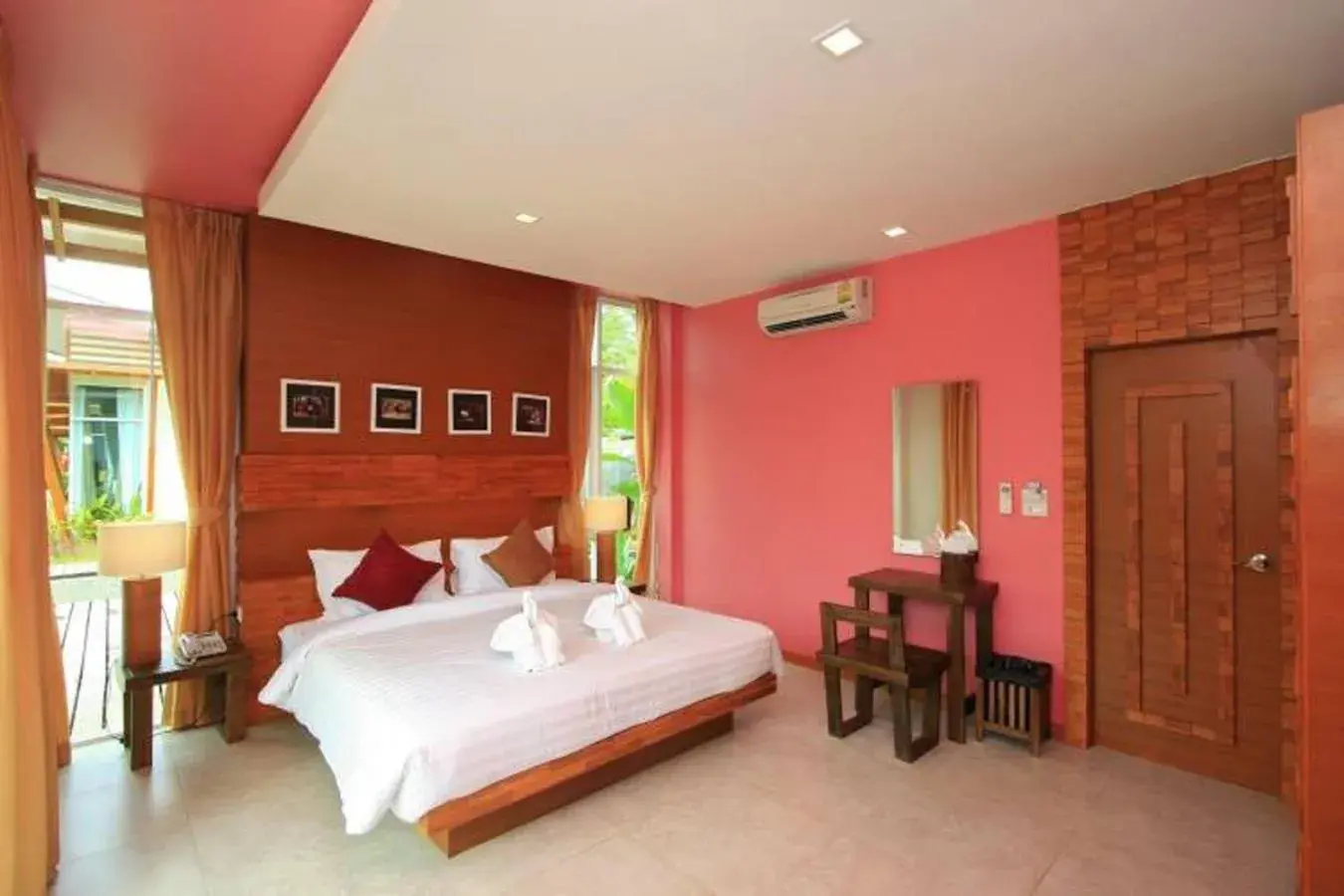 Bed in Nana Resort Kaeng Krachan - SHA Plus Certified