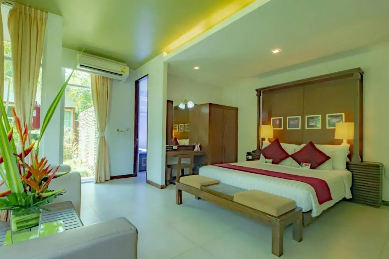 Bed in Nana Resort Kaeng Krachan - SHA Plus Certified