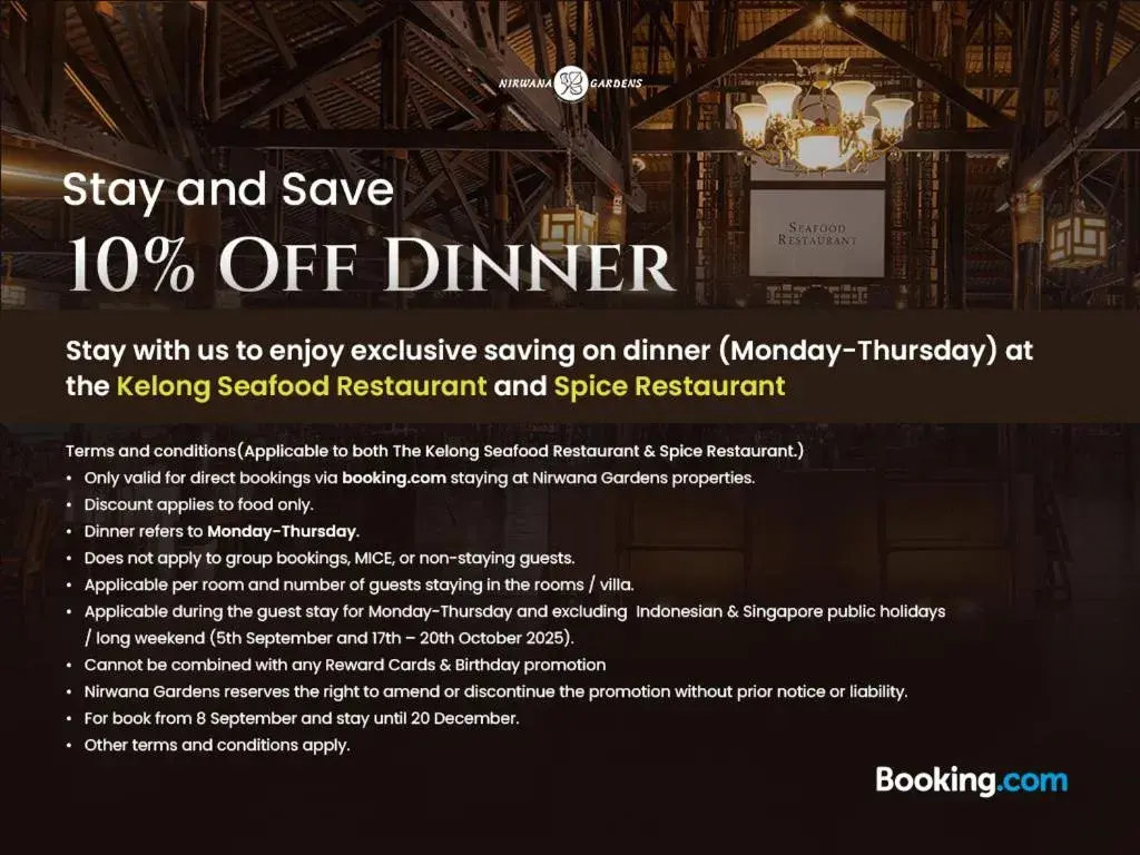 Restaurant/places to eat in Mayang Sari Beach Resort Restaurant/places to eat in Mayang Sari Beach Resort