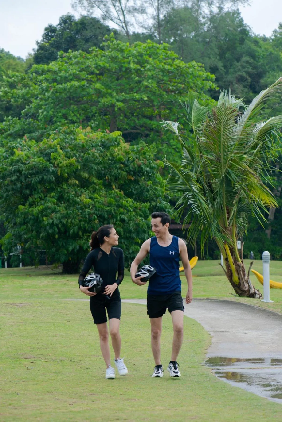 People in Mayang Sari Beach Resort