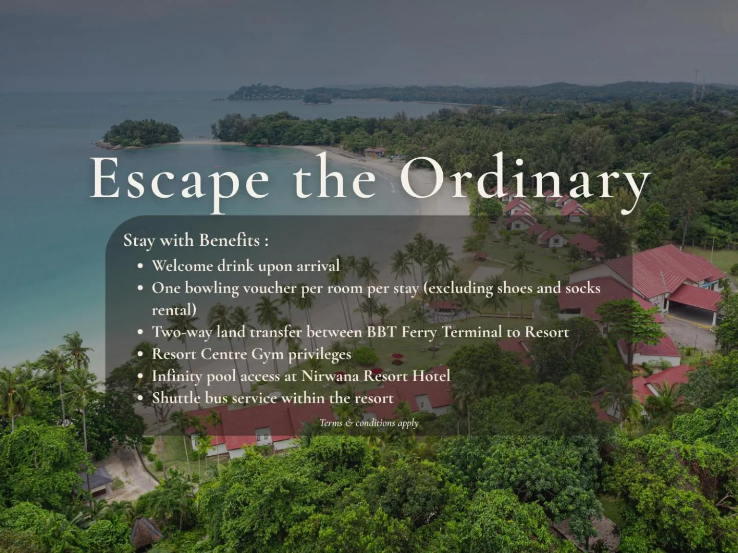 Property building in Mayang Sari Beach Resort