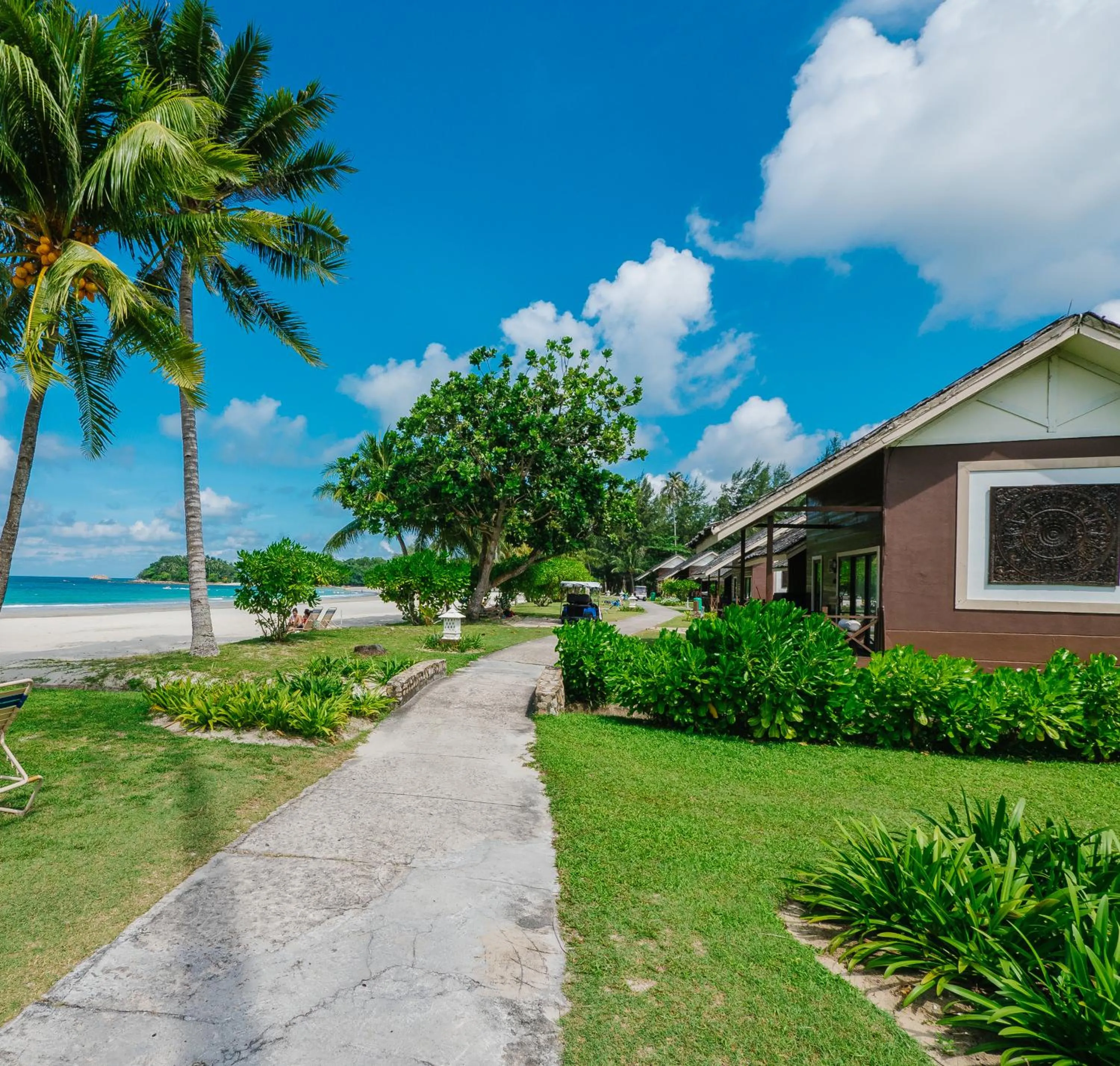 Facade/entrance in Mayang Sari Beach Resort