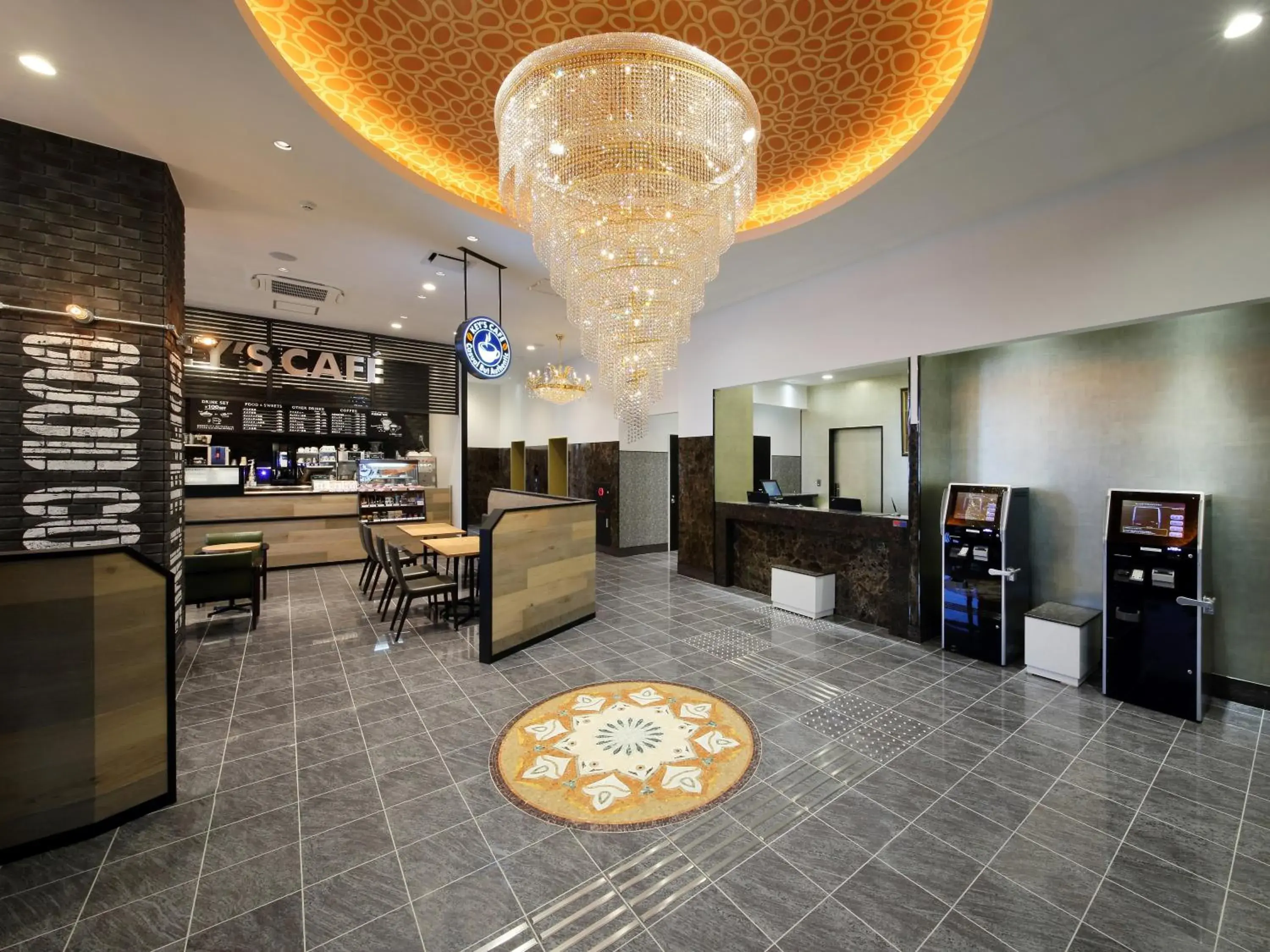 Lobby or reception in Venezian Hotel Shiroishi Zao Lobby or reception in Venezian Hotel Shiroishi Zao