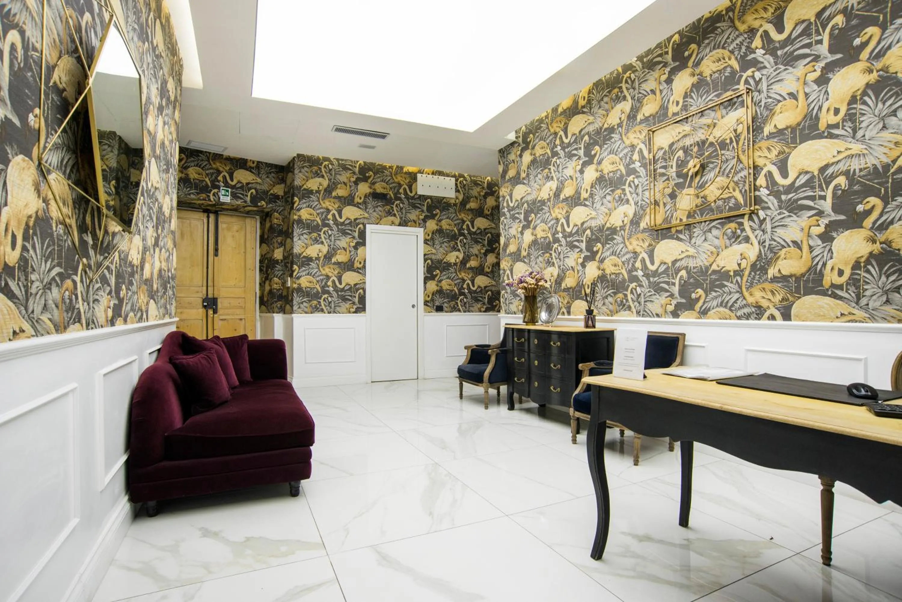 Lobby or reception in Via Veneto Suites