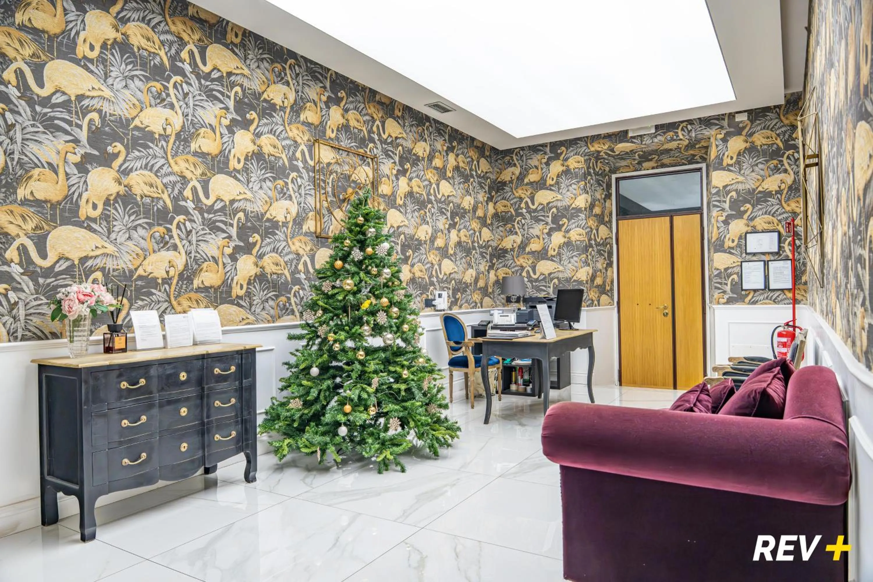 Lobby or reception in Via Veneto Suites