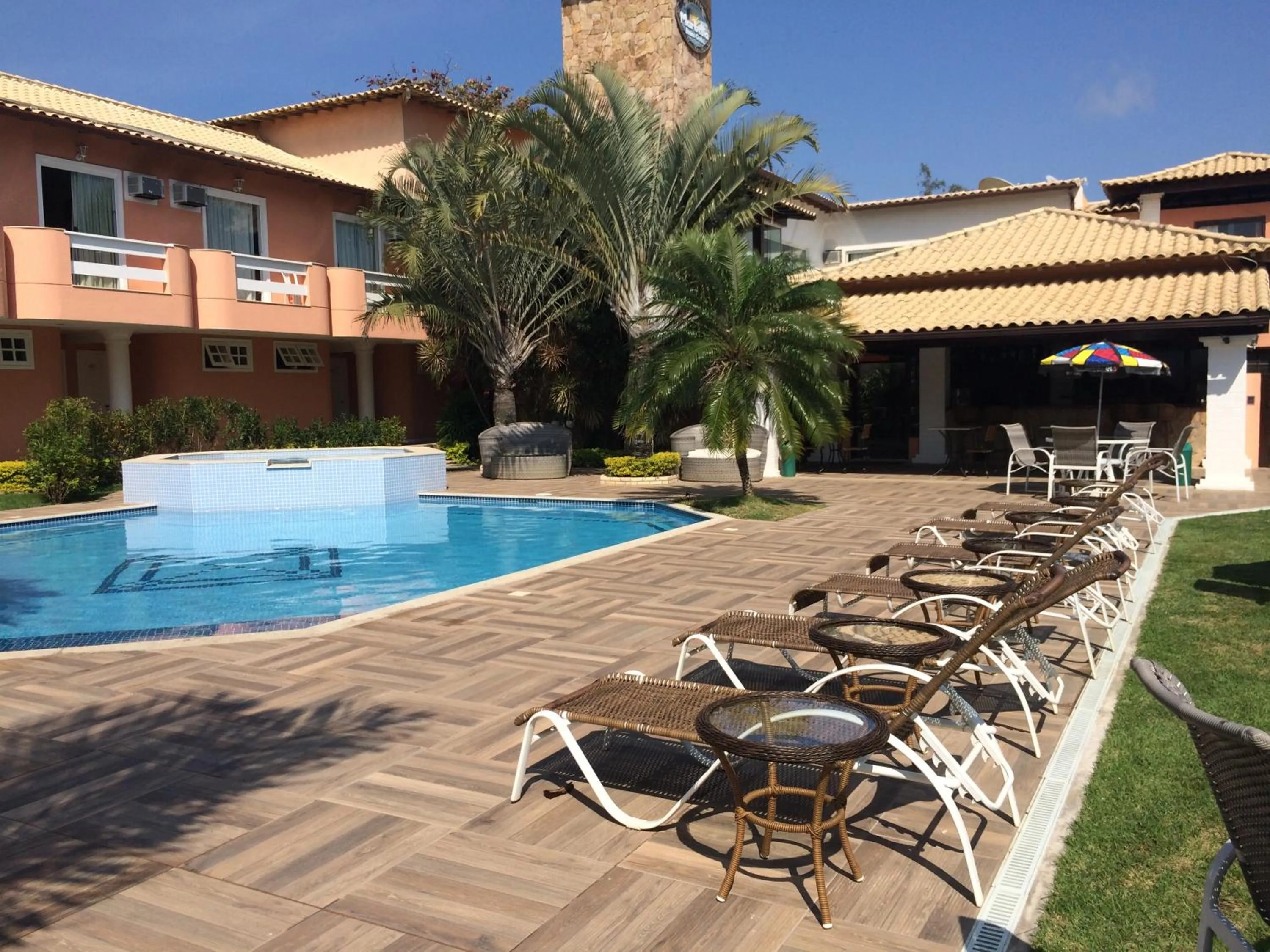 Swimming pool in Pousada Marbella