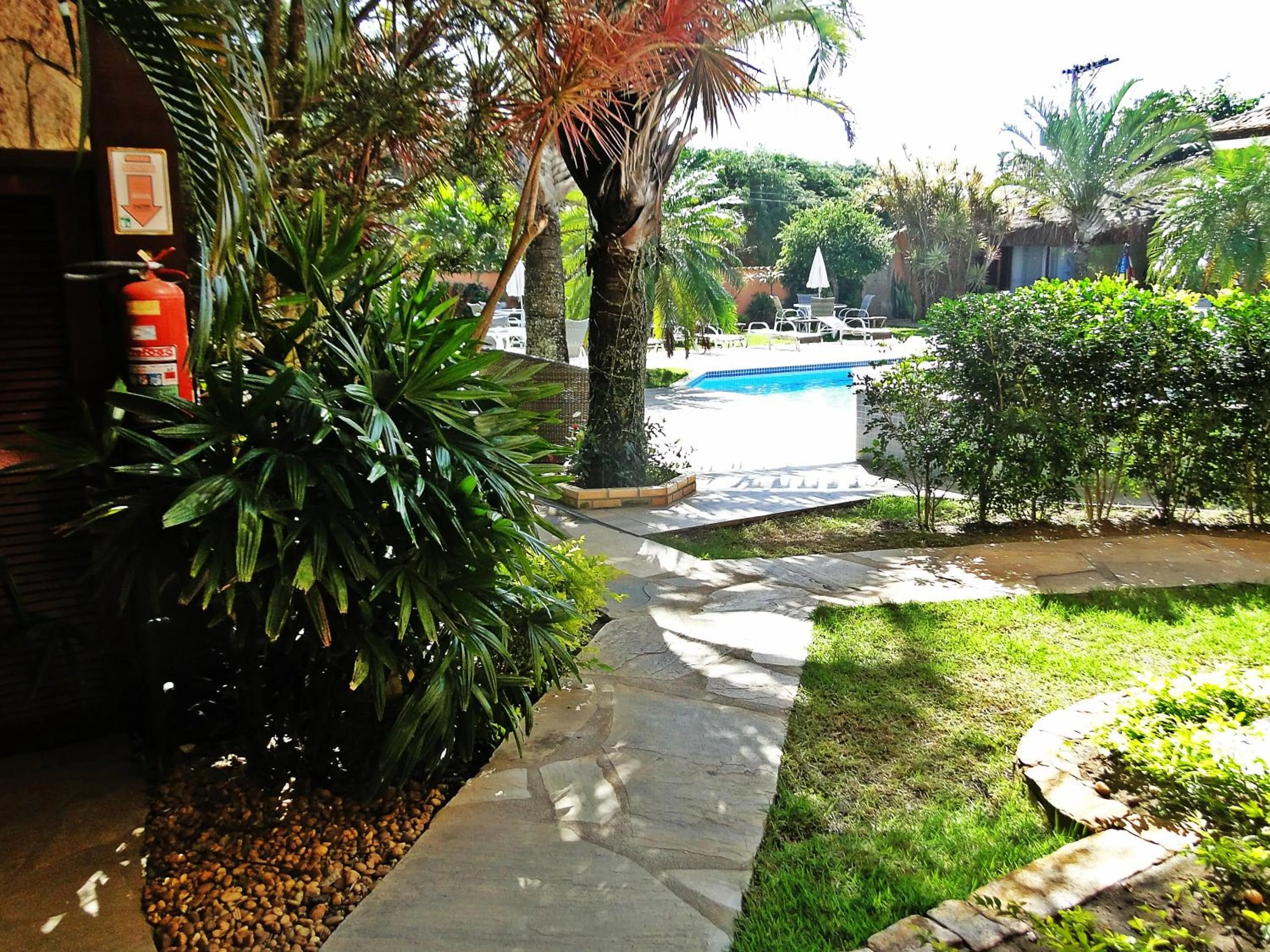 Garden in Pousada Marbella