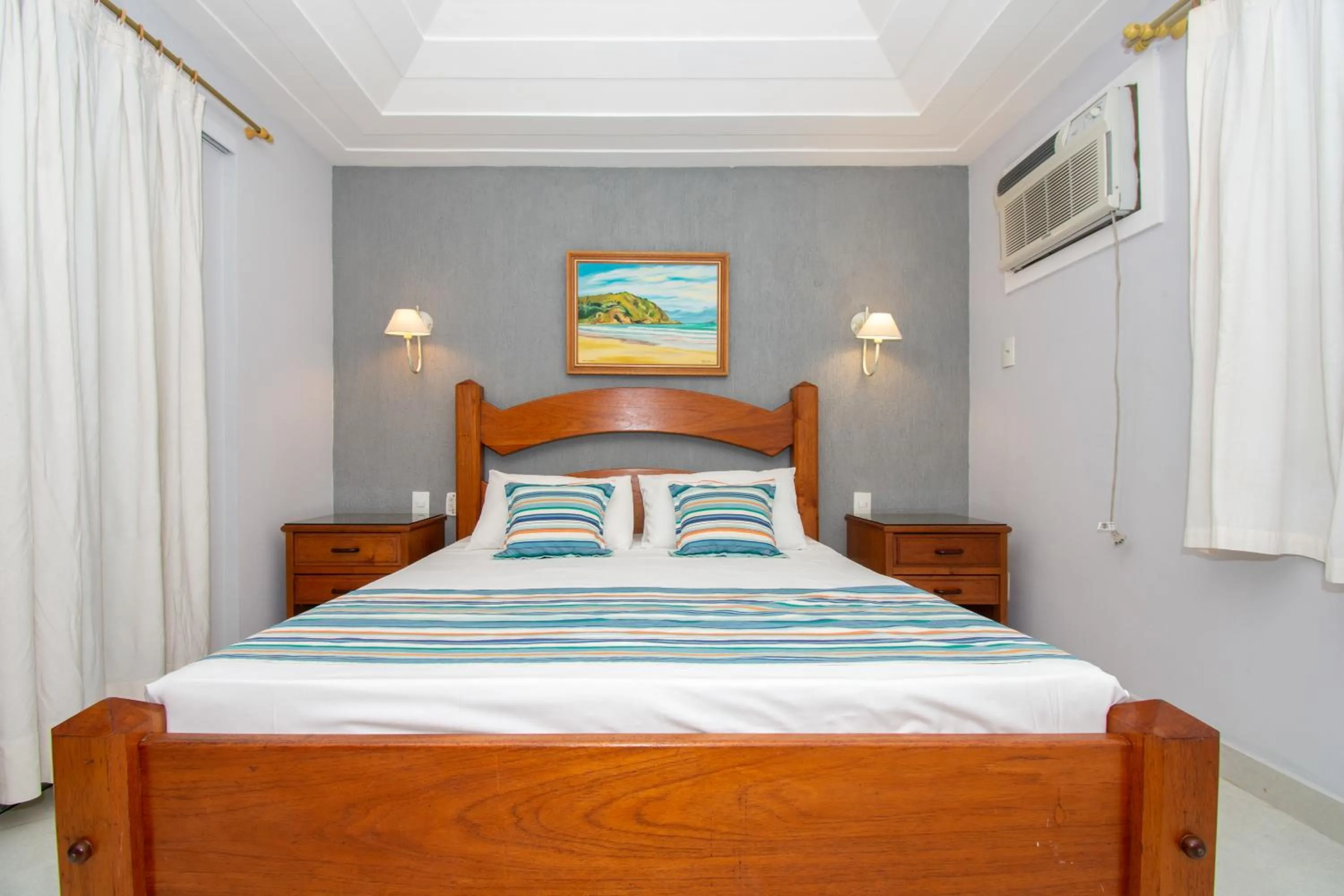 Bed in Pousada Marbella