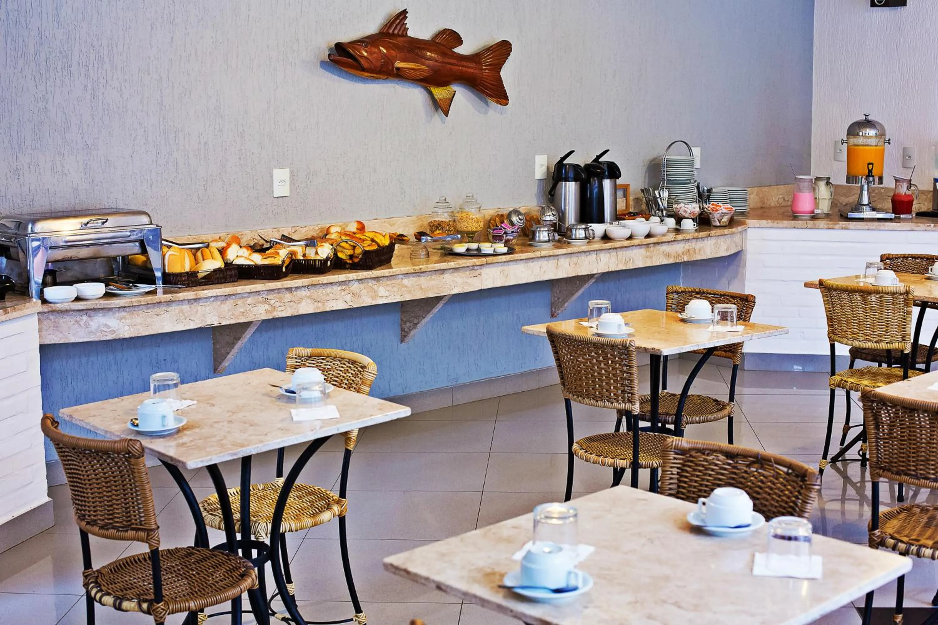 Buffet breakfast in Pousada Marbella