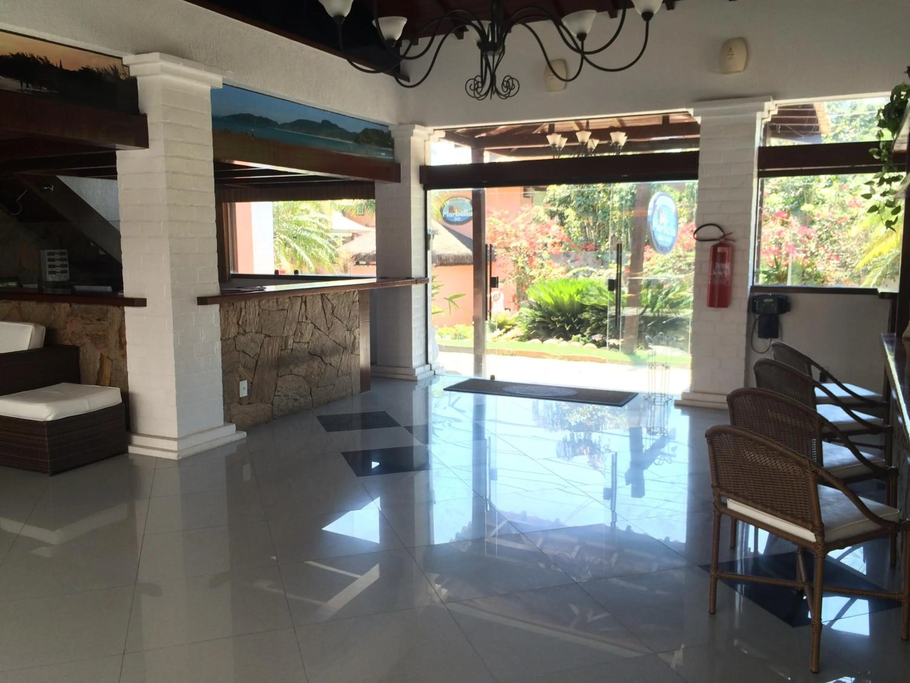 Lobby or reception in Pousada Marbella