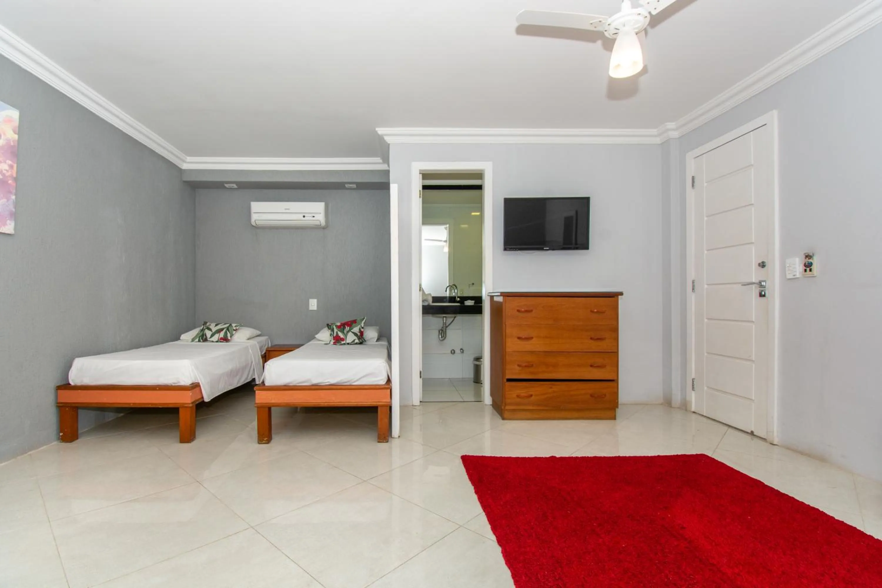 Bed in Pousada Marbella