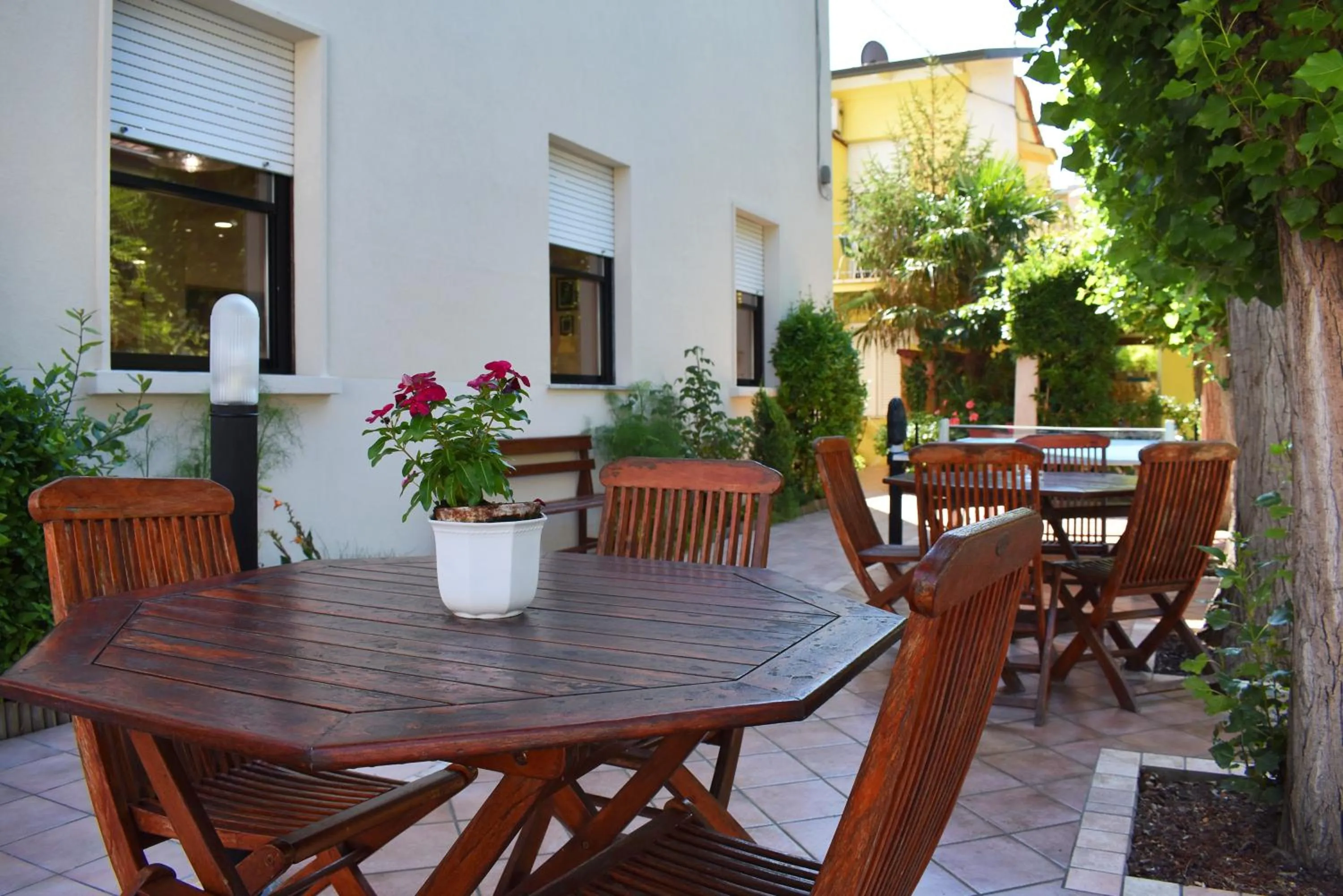 Garden in Hotel Urbinati