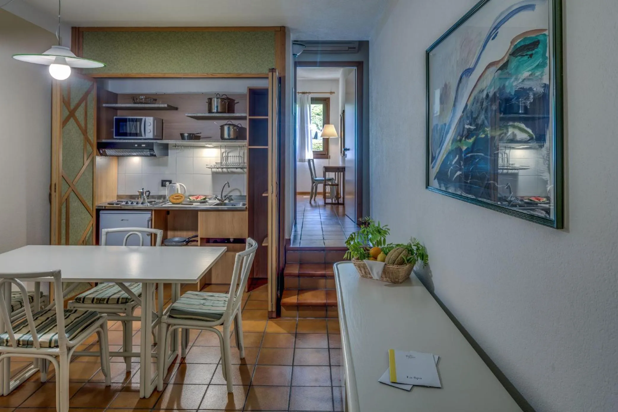 Kitchen or kitchenette in Poiano Garda Resort Appartamenti