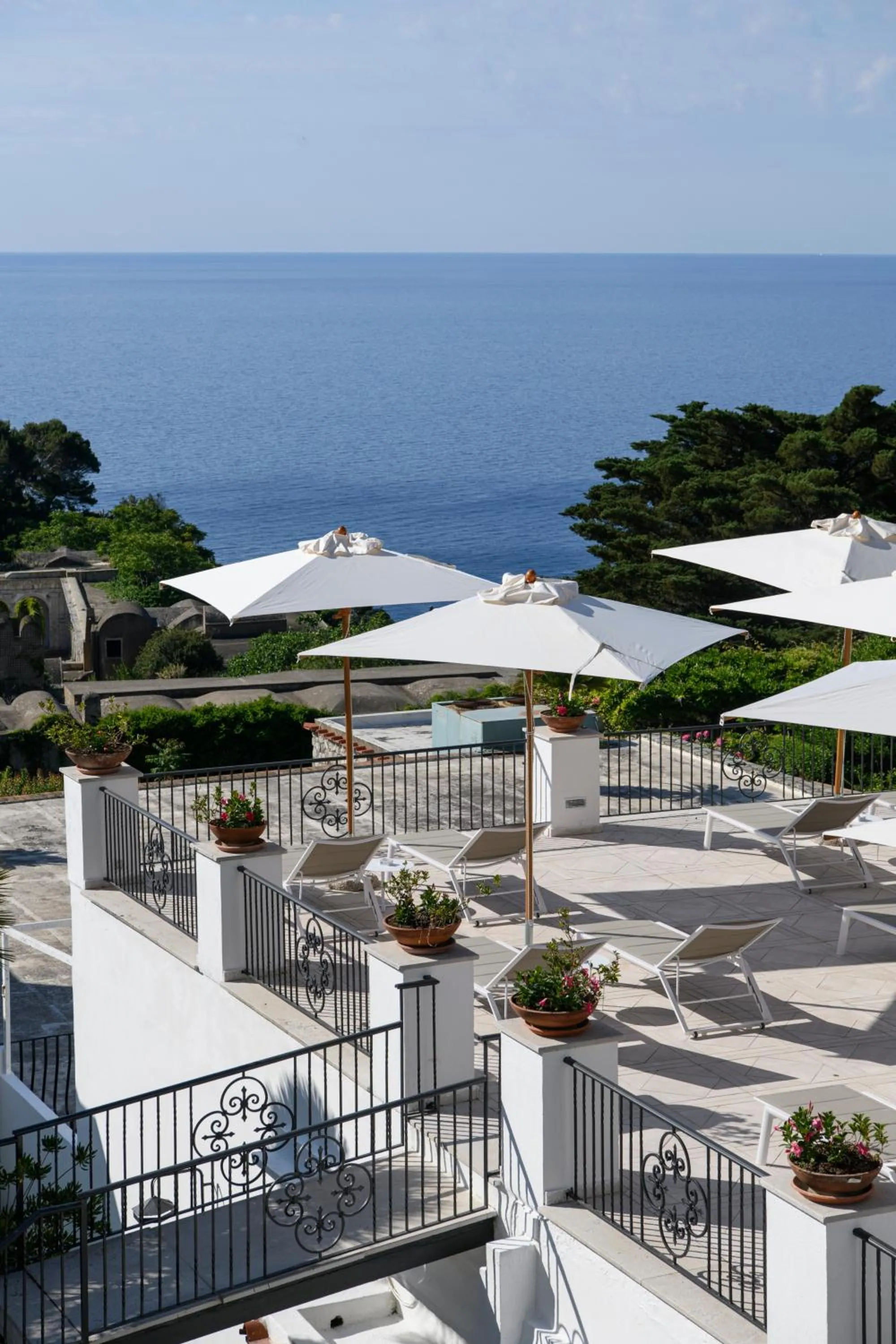 Solarium in La Residenza Capri