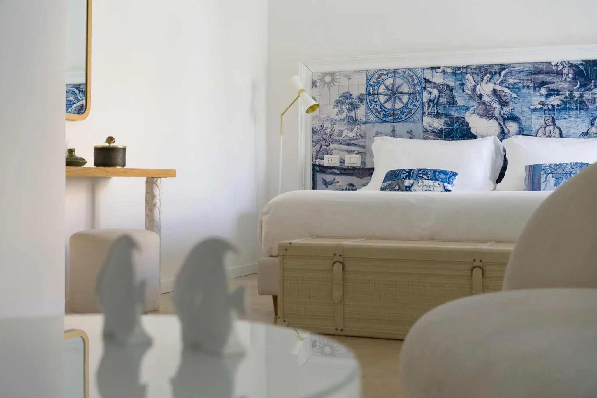 Living room in La Residenza Capri Living room in La Residenza Capri