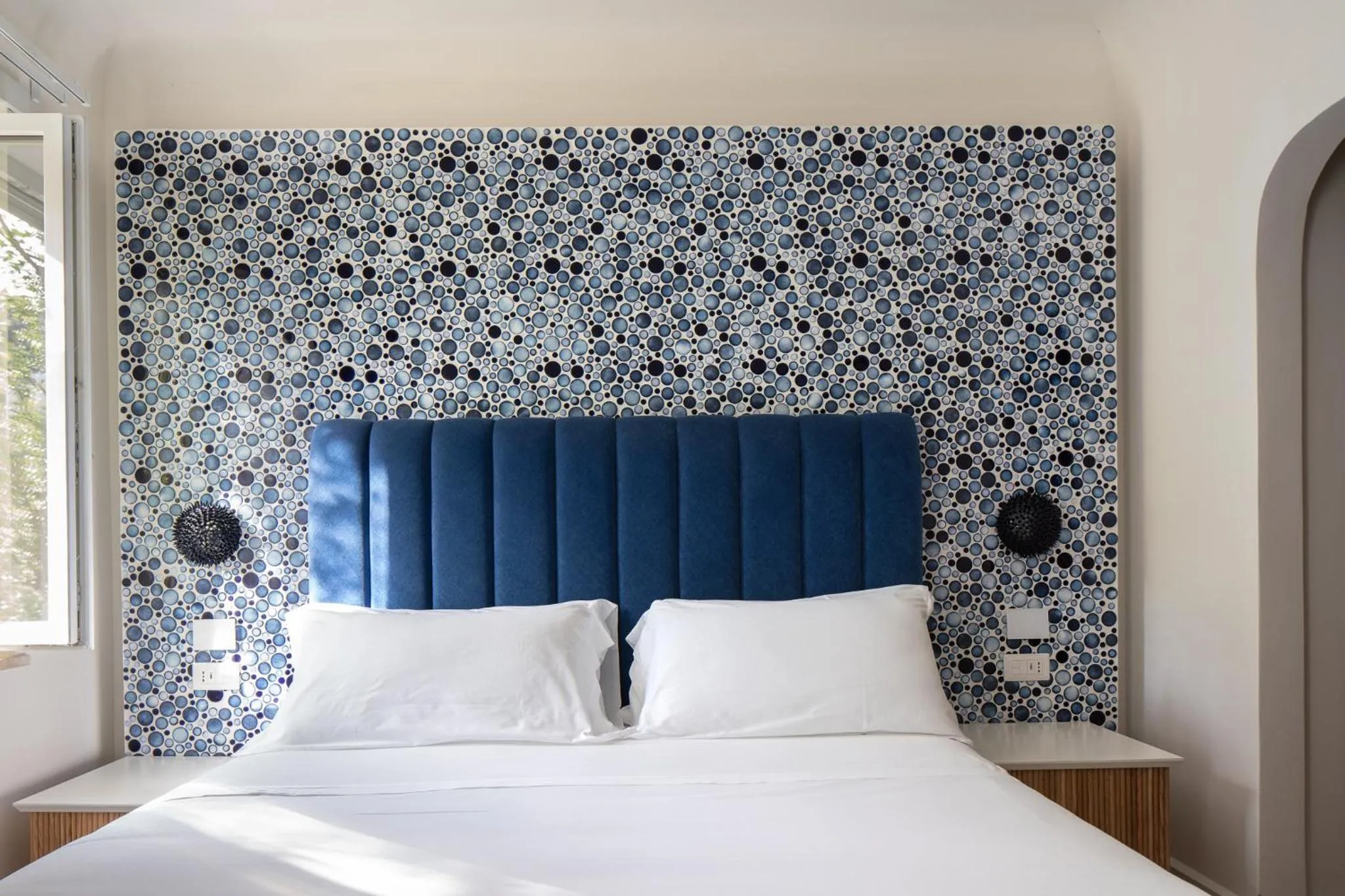 Bed in La Residenza Capri