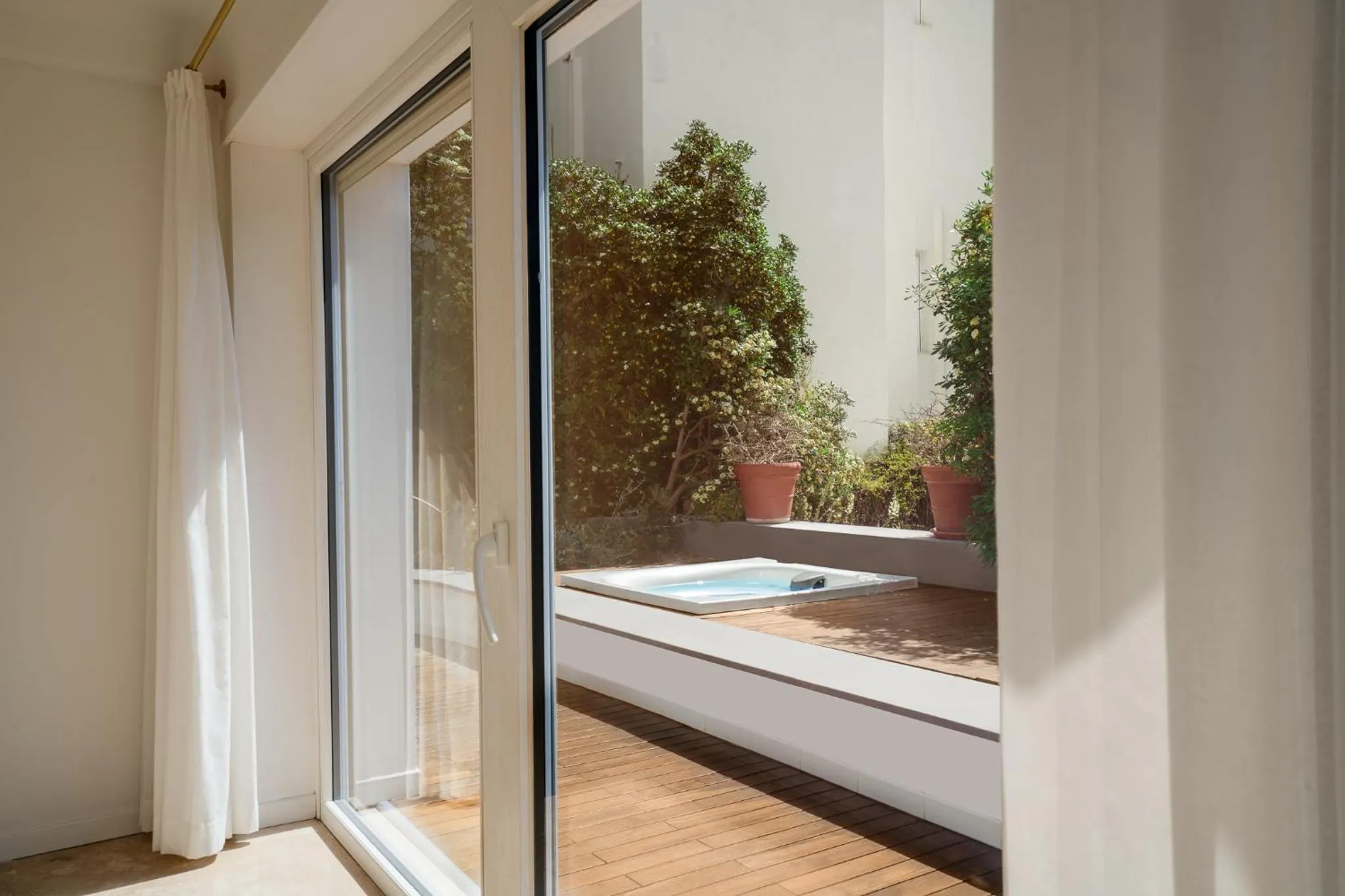 Patio in La Residenza Capri