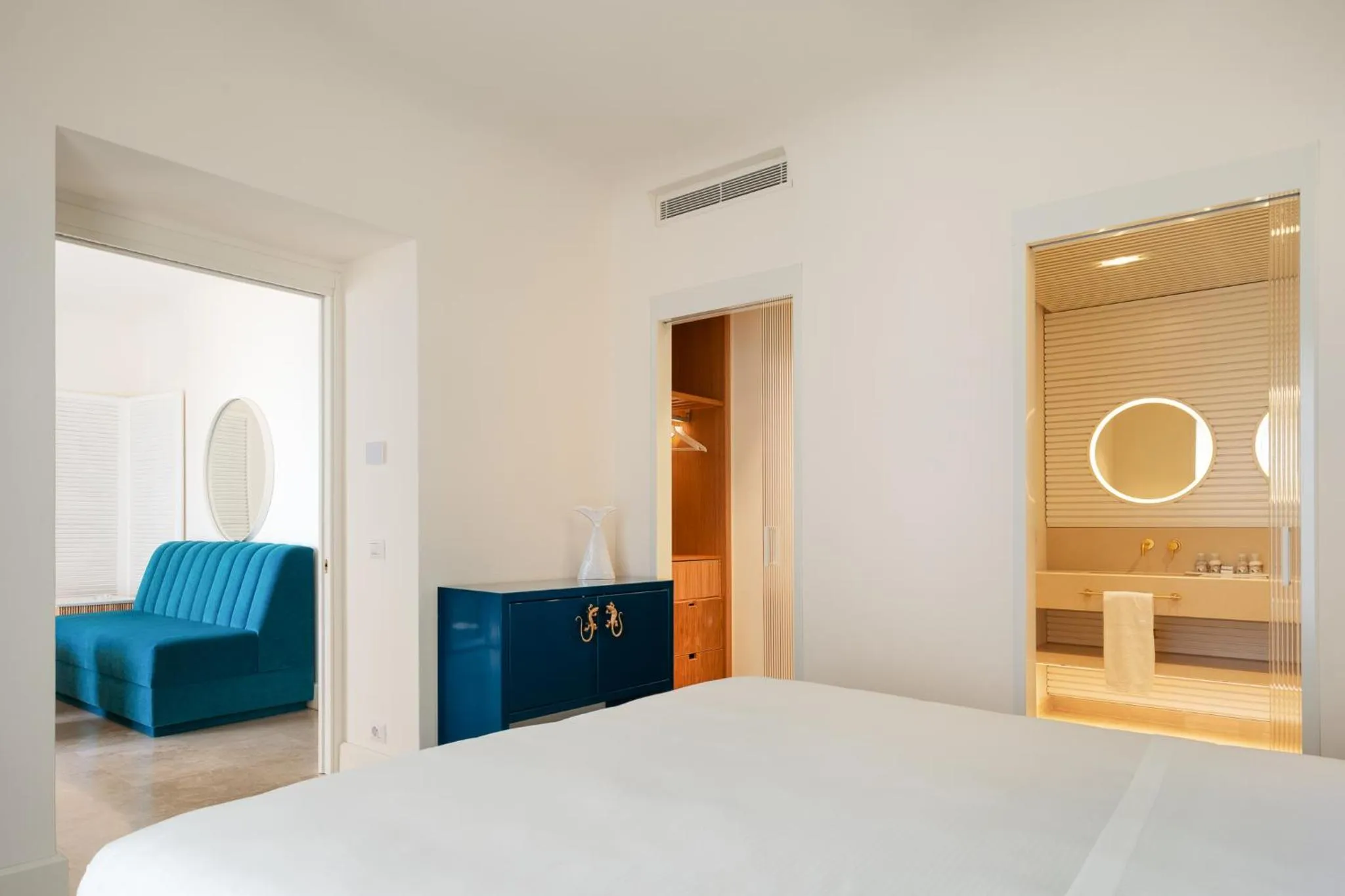 Bed in La Residenza Capri