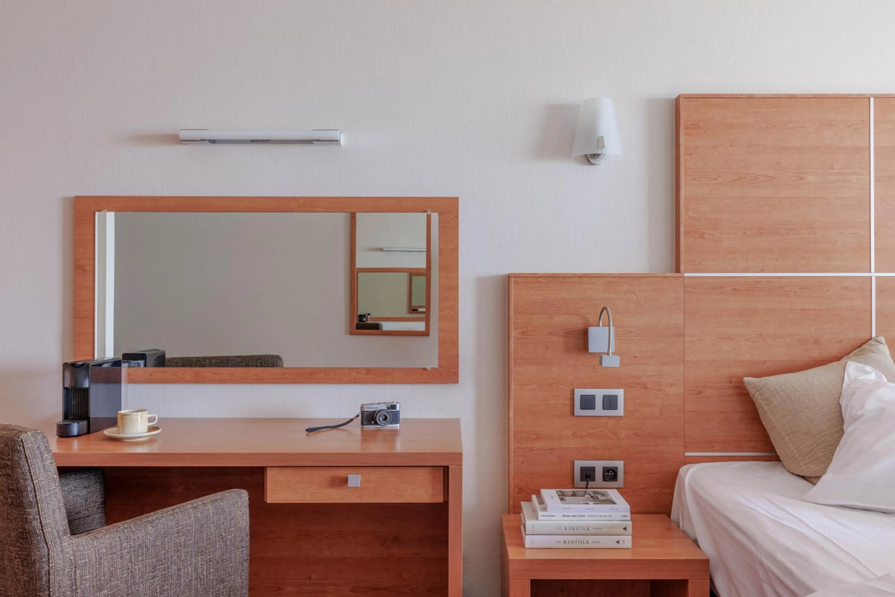 Bed in Hotel Riant-Séjour by WP Hotels