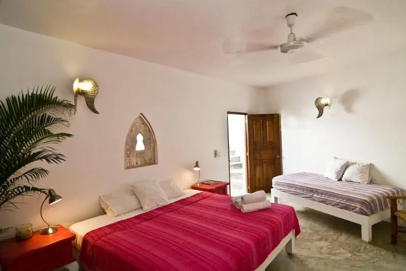 Bed in Petit Hotel Hafa