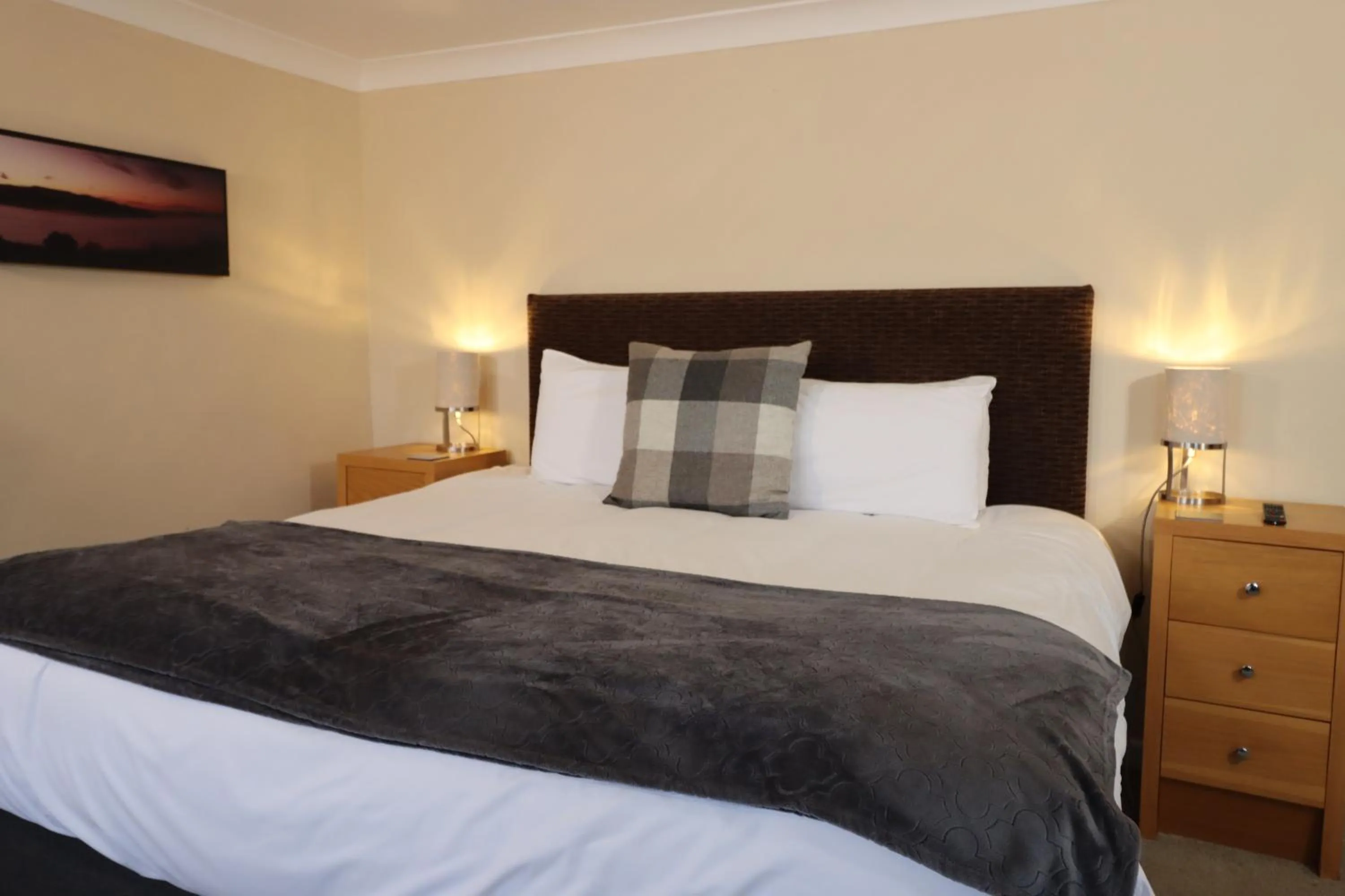 Bed in The Castle Hotel