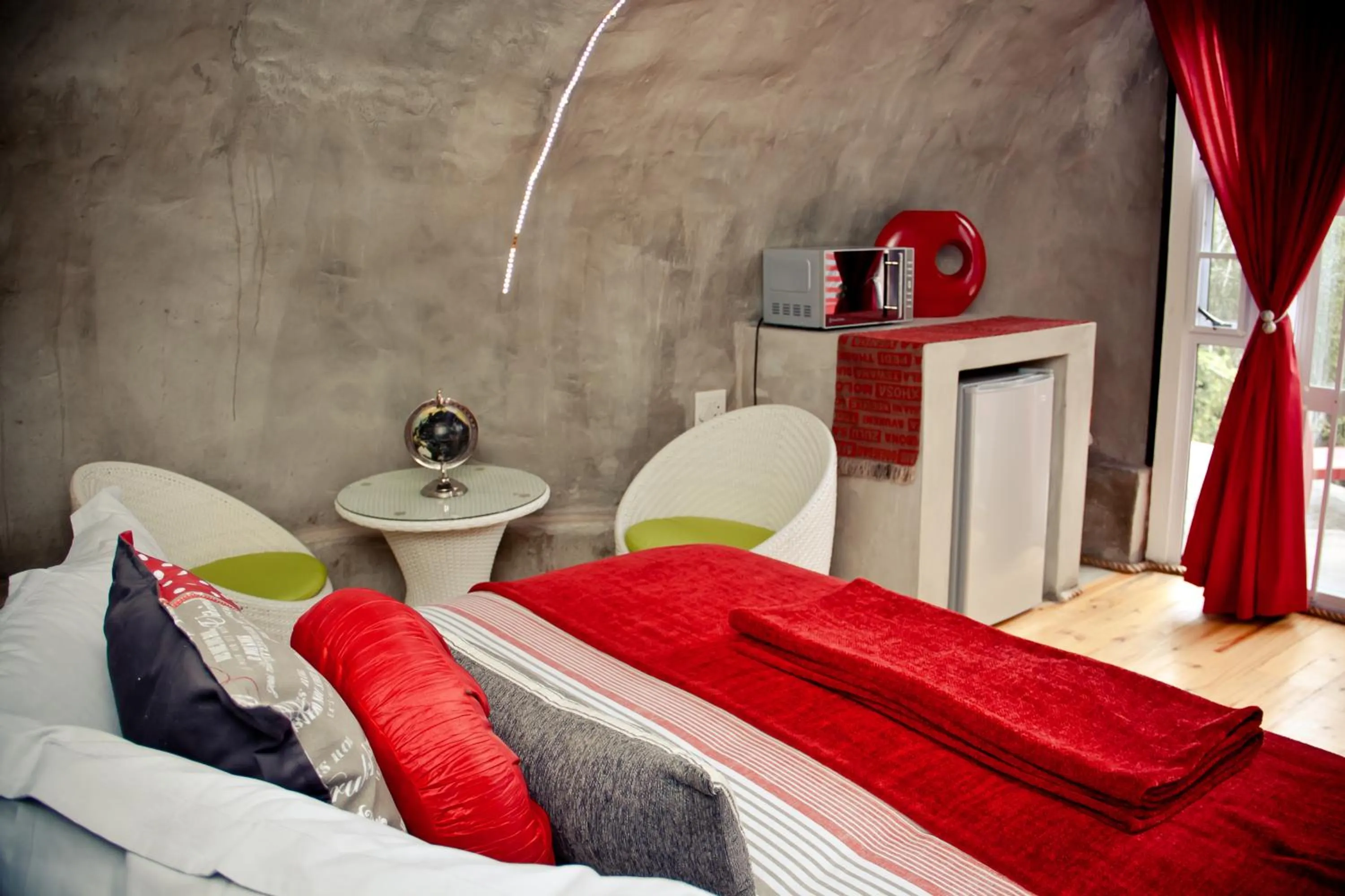 Decorative detail, Bed in Addo Dung Beetle Guest Farm