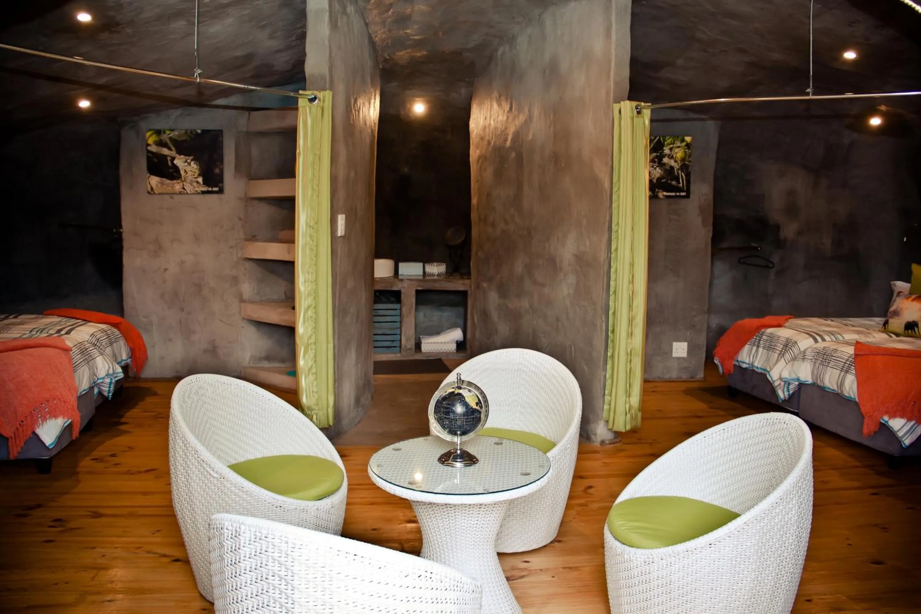 Seating area in Addo Dung Beetle Guest Farm