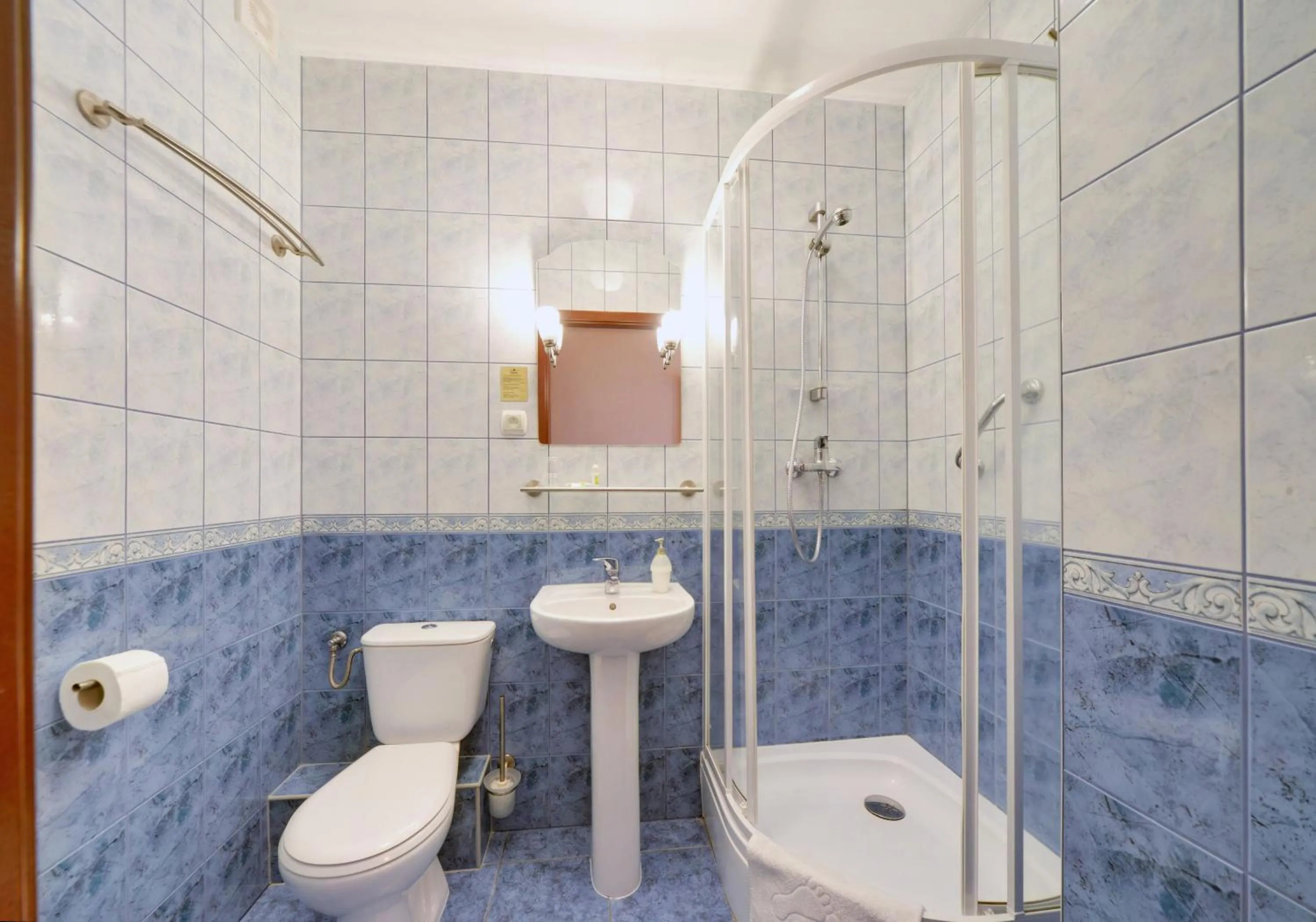 Shower in Hotel Magnes