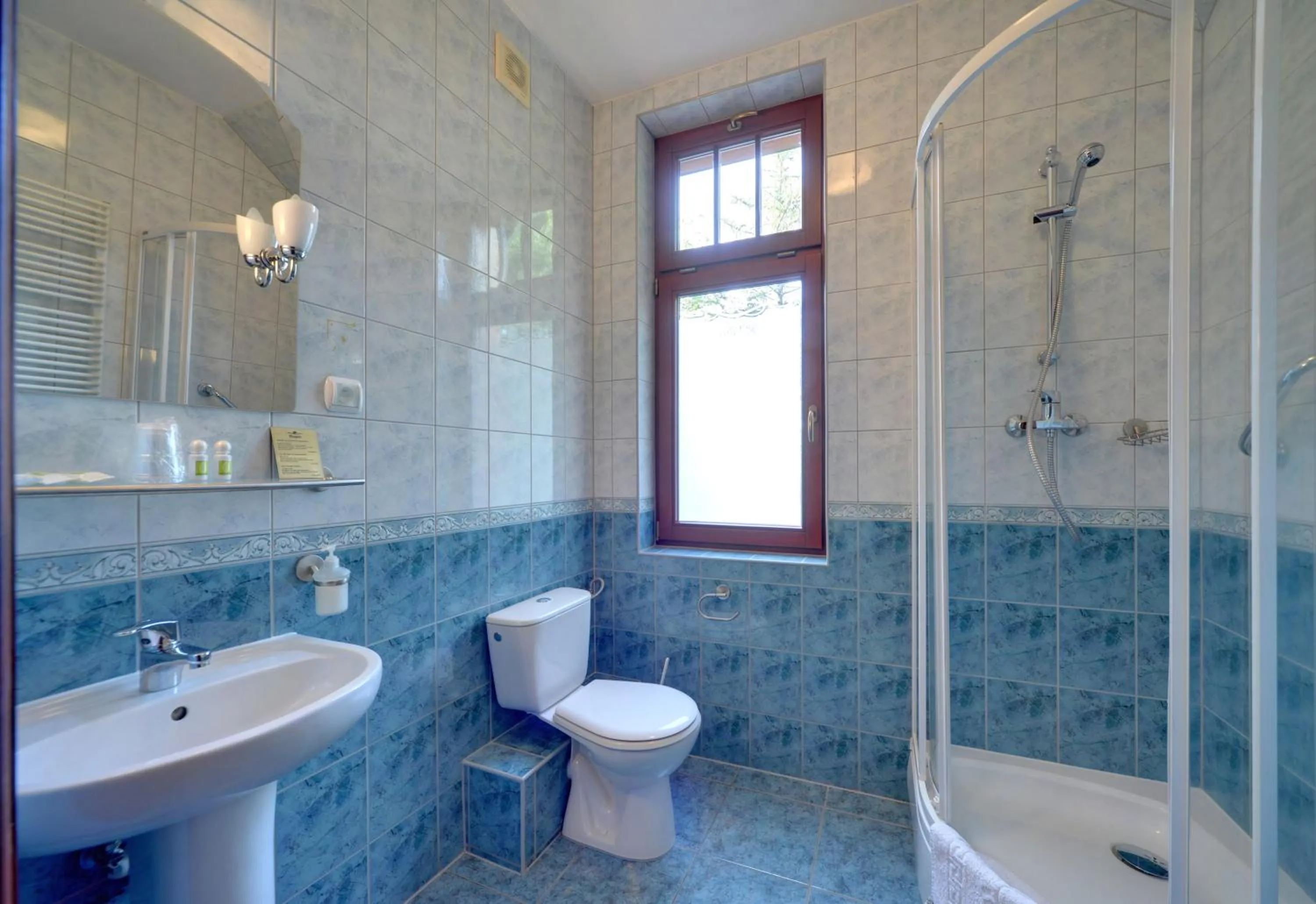 Shower in Hotel Magnes