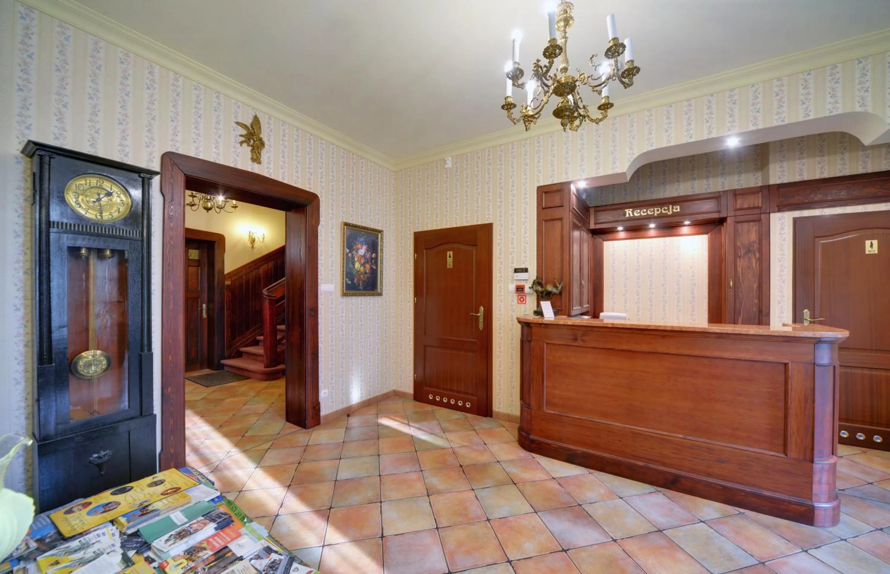 Lobby or reception in Hotel Magnes