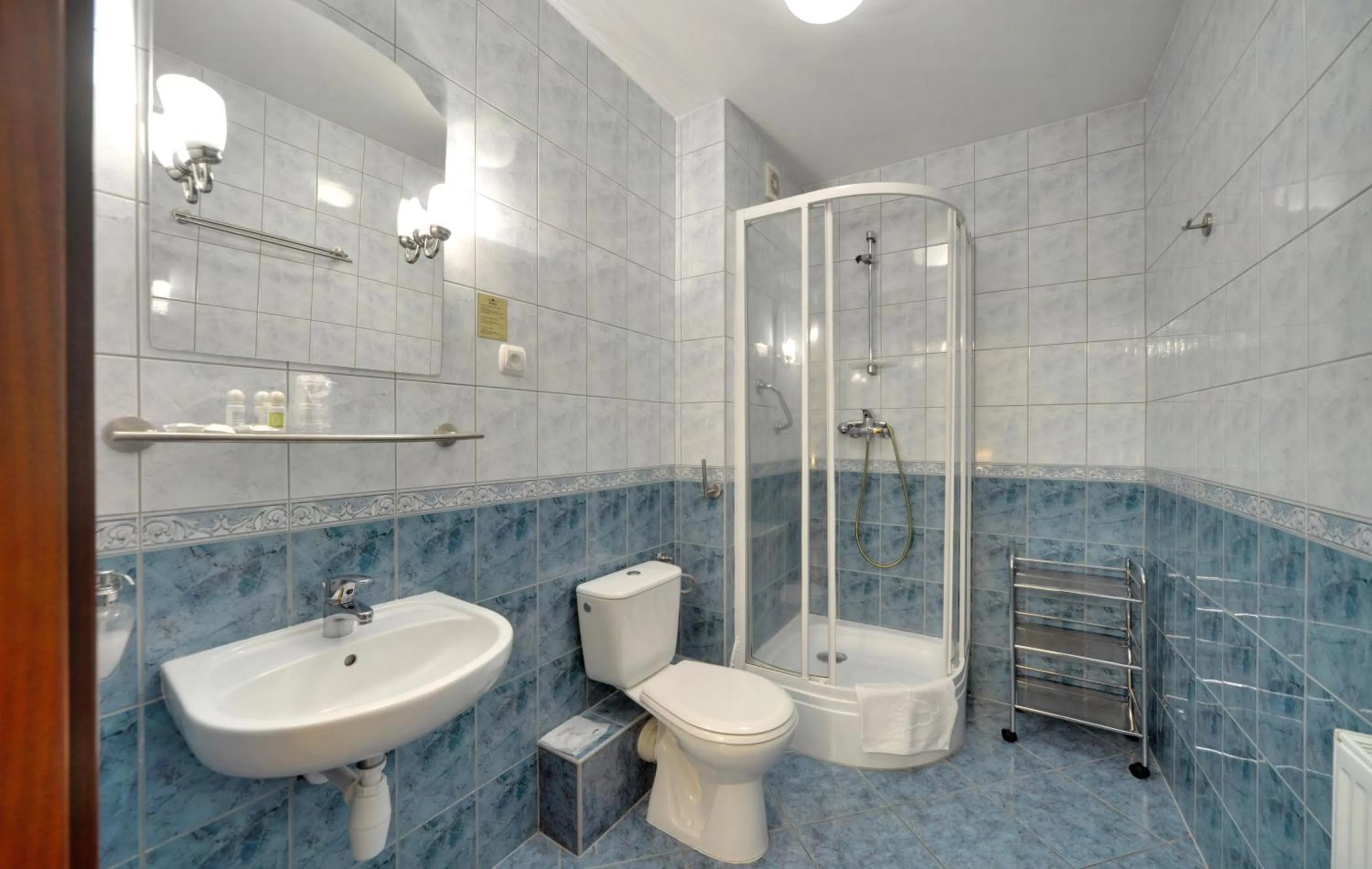 Shower in Hotel Magnes