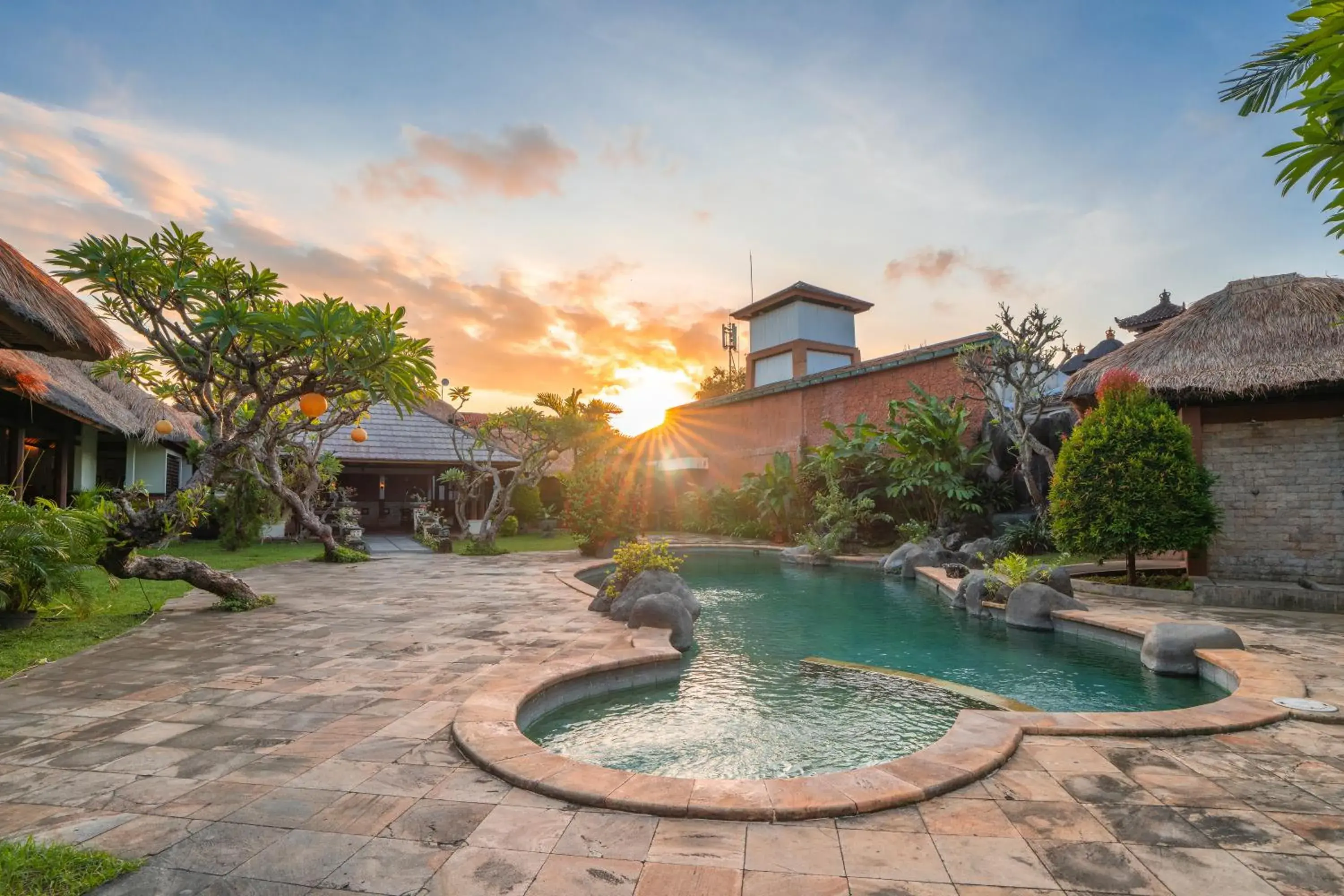 Swimming pool in Desamuda Village Swimming pool in Desamuda Village