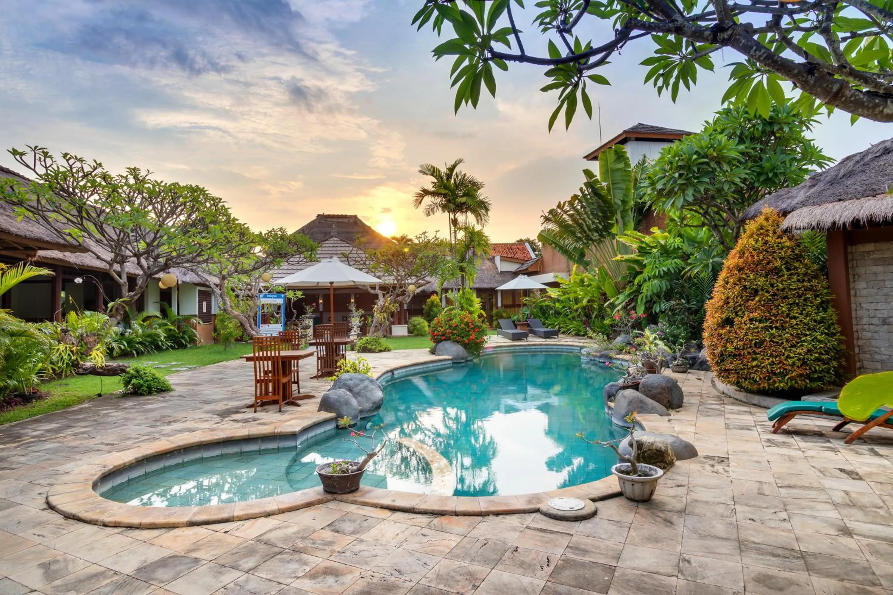 Property building in Desamuda Village