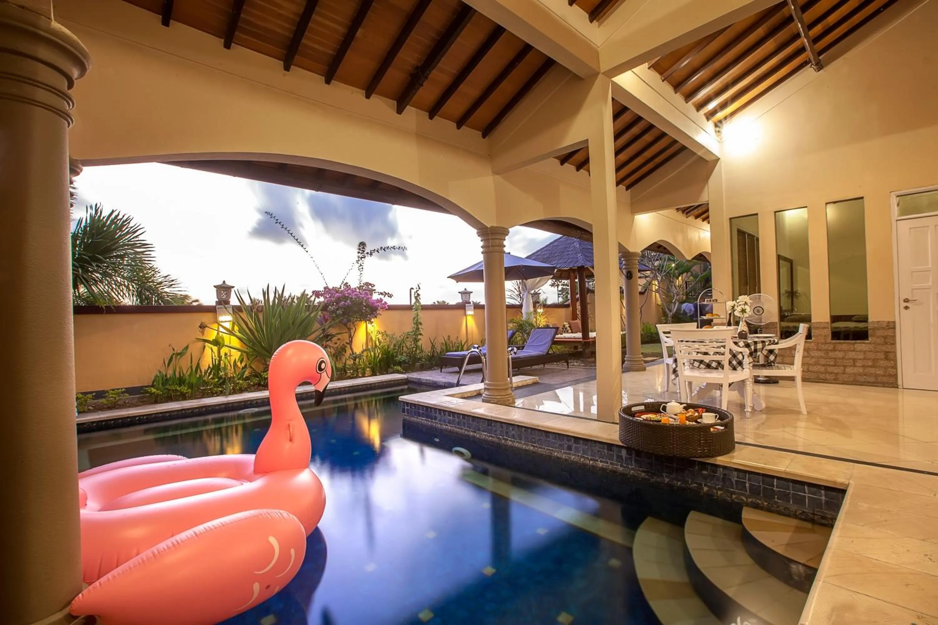 Swimming pool in The Beverly Hills Bali Villas Jimbaran