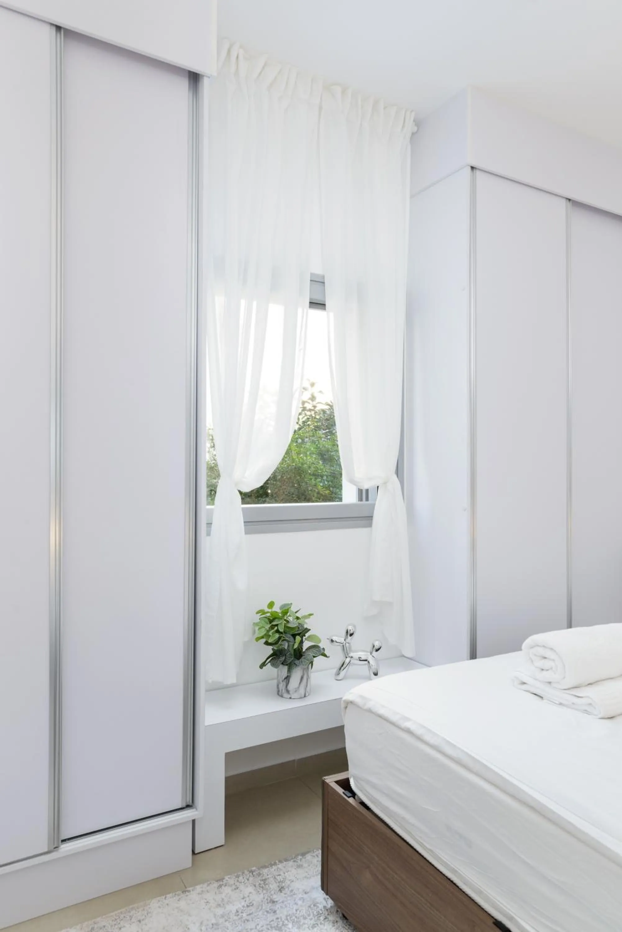 Bedroom, Bed in Quiet Hideaway & Terrace near Beach by FeelHome