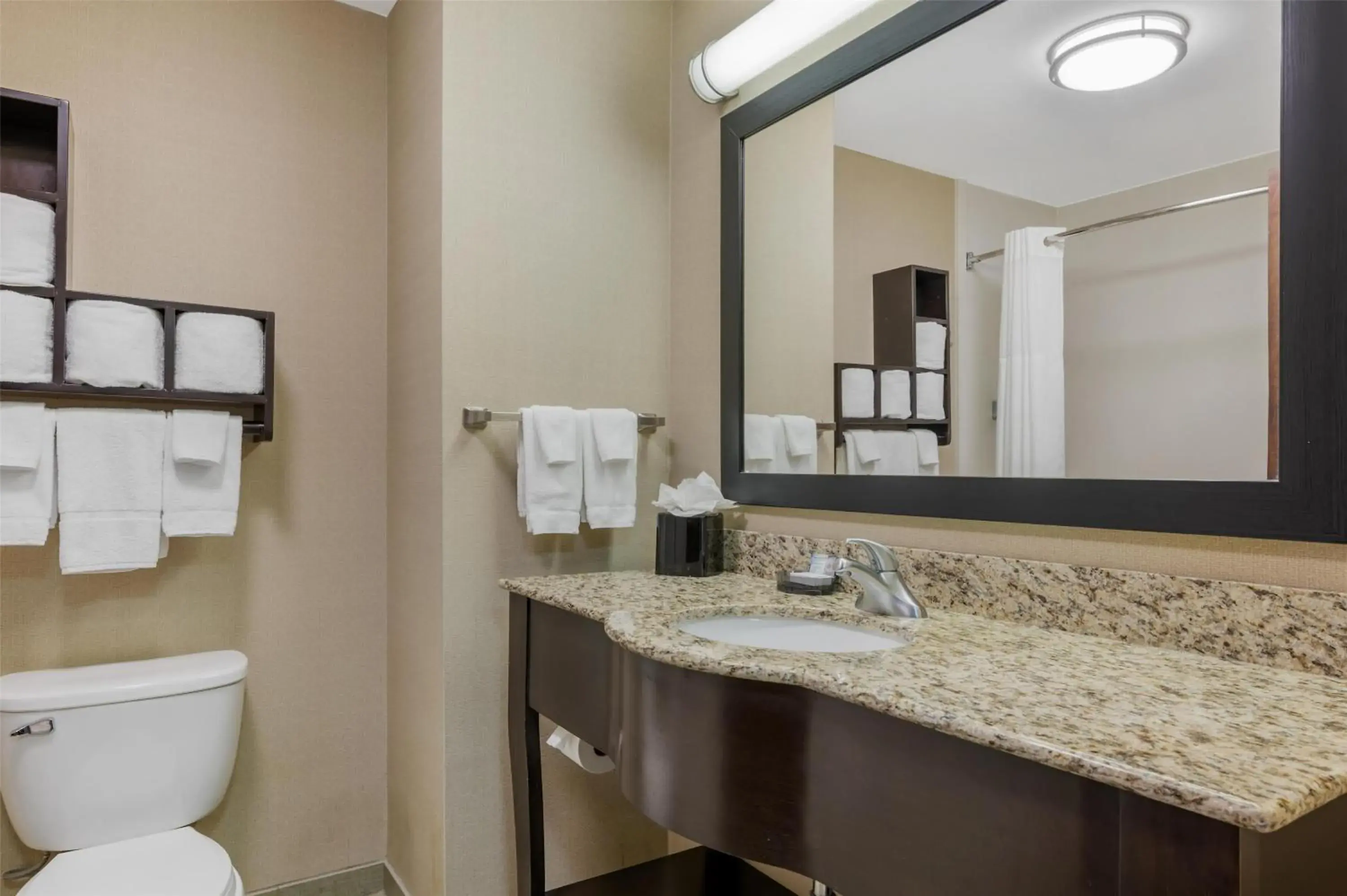 Bathroom in Hampton Inn & Suites Crawfordsville Bathroom in Hampton Inn & Suites Crawfordsville