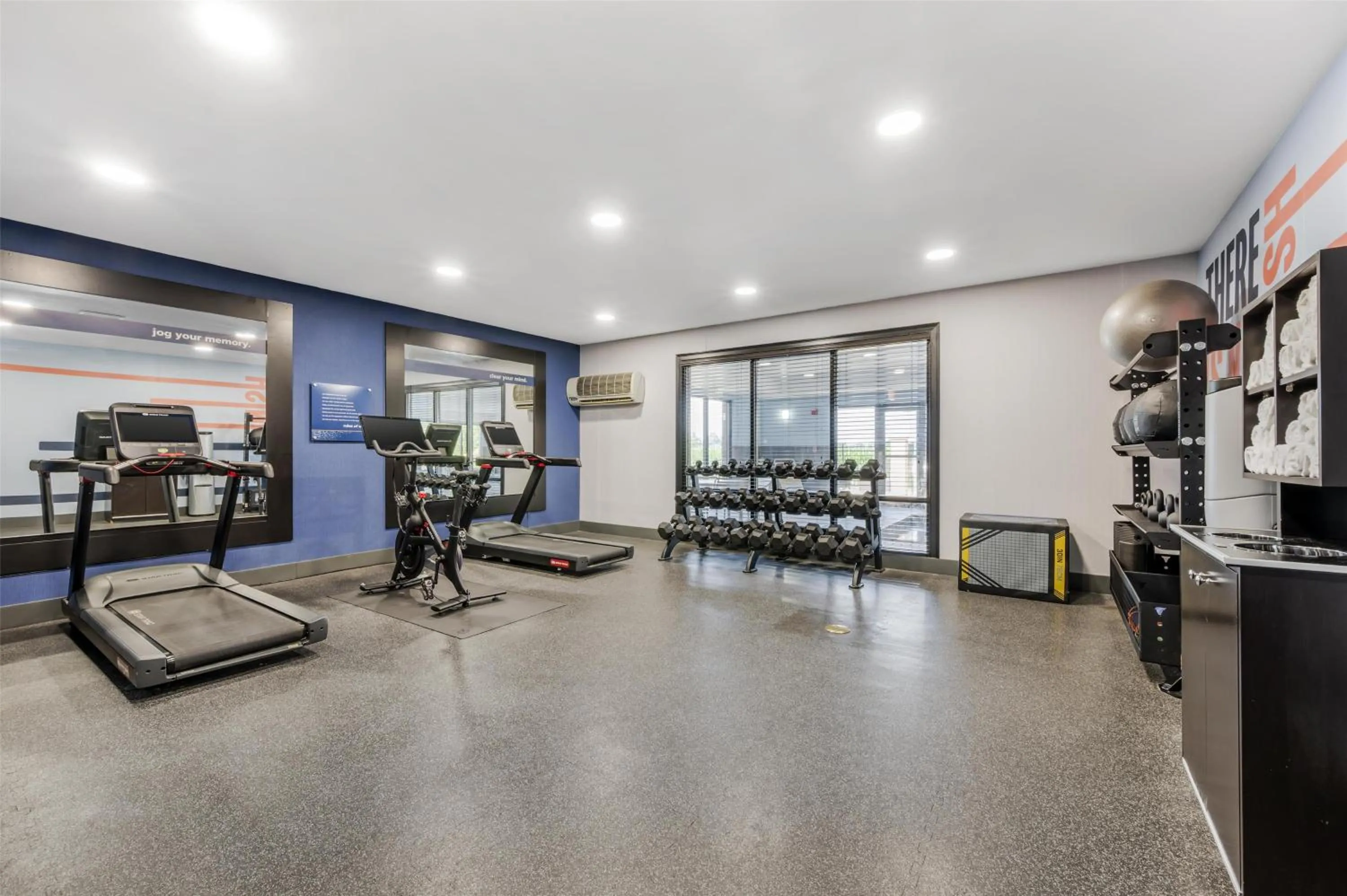 Fitness centre/facilities in Hampton Inn & Suites Crawfordsville