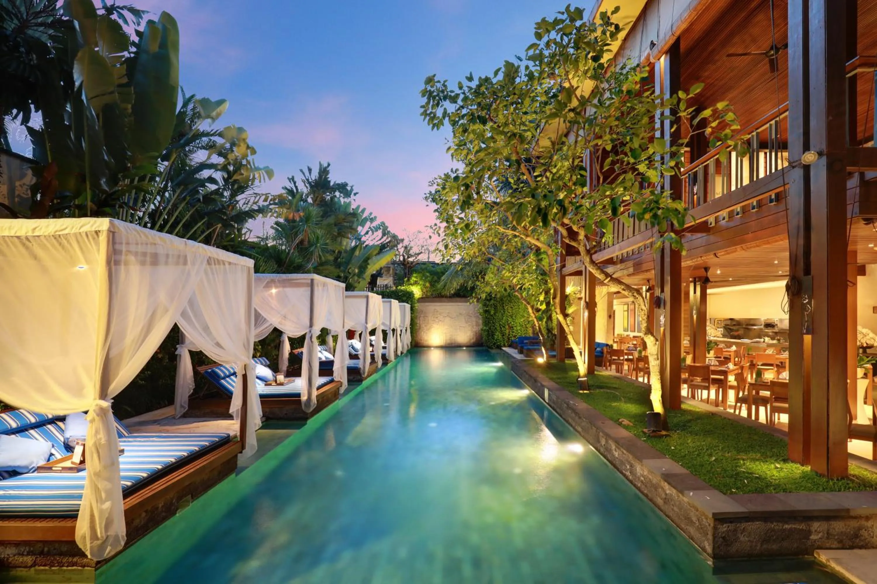 Swimming pool in The Elysian Boutique Villa Hotel