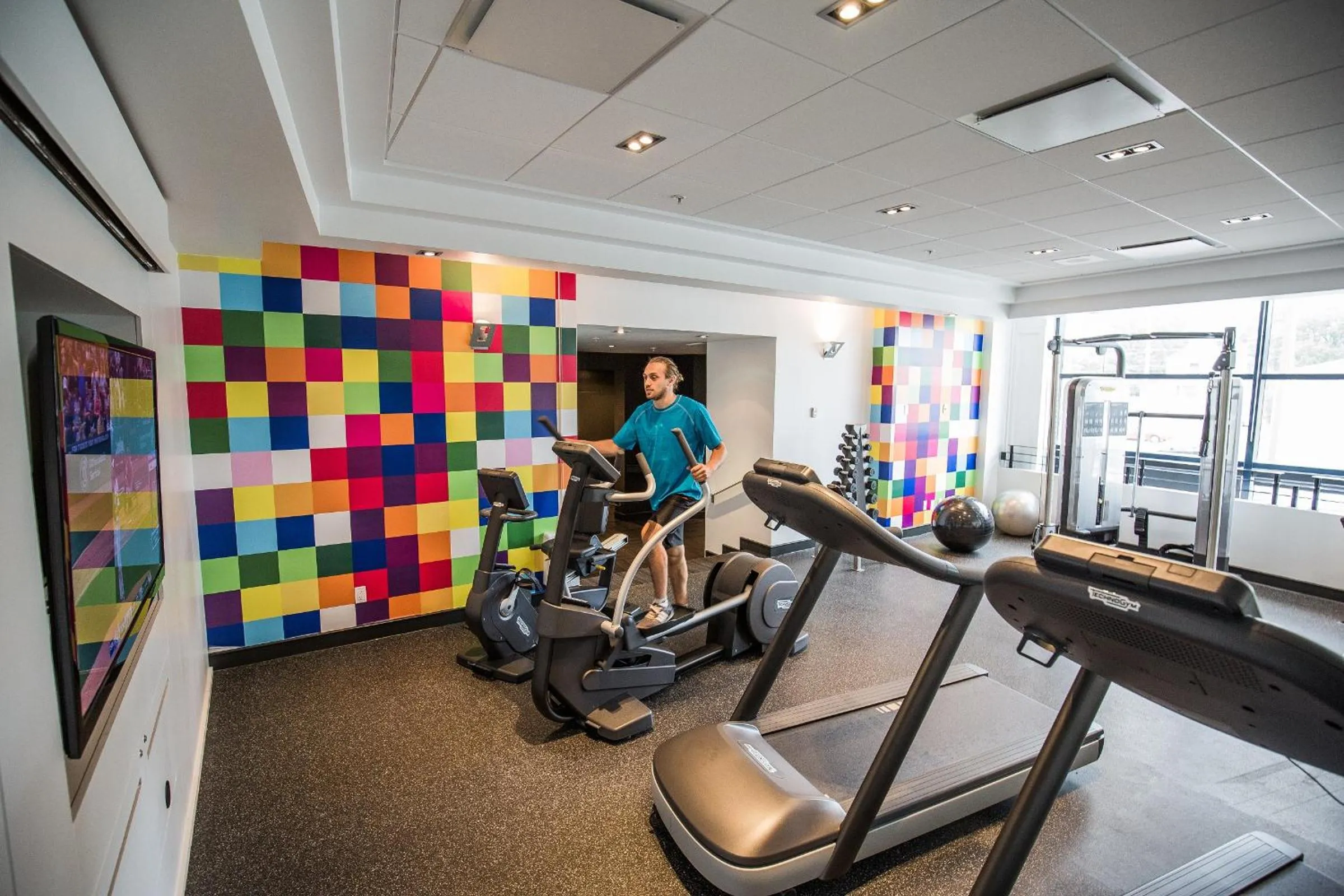 Fitness centre/facilities in Hôtel Alt Québec